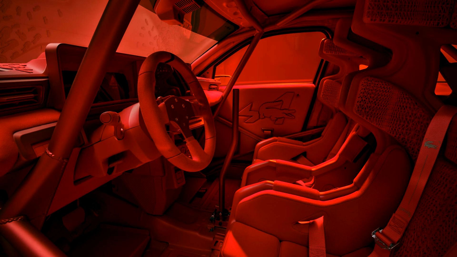 Interior del A290 Rallye de Lacoste y Alpine