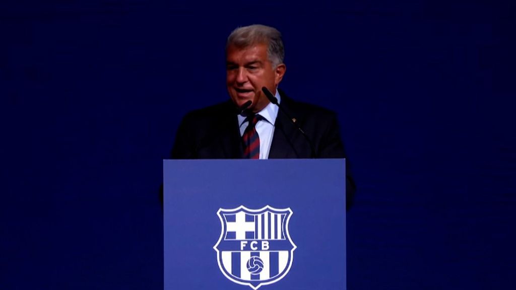 El dardo de Joan Laporta al Real Madrid en la toma de posesión como presidente