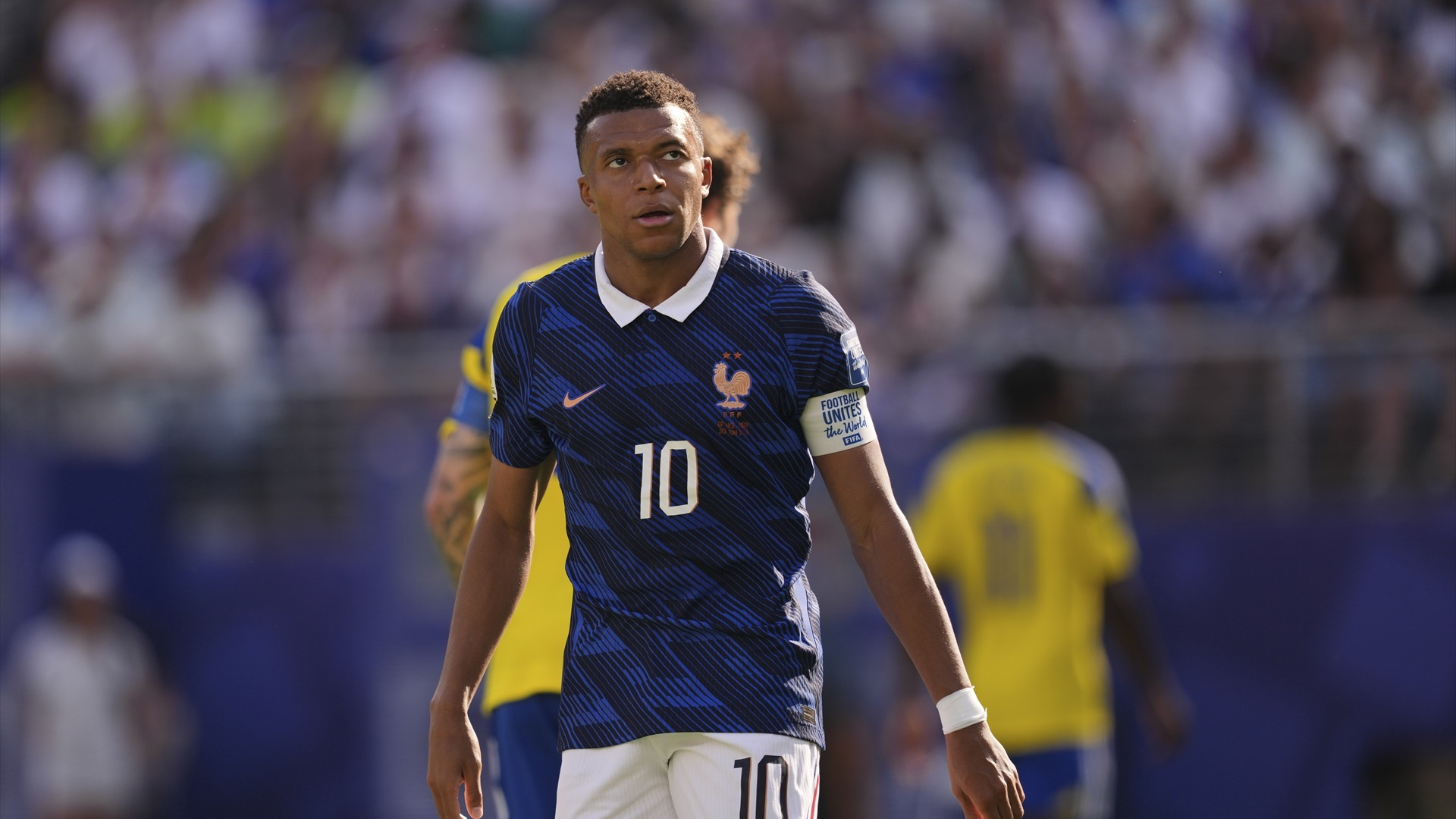 Kylian Mbappé, en el Francia-Suecia Kylian Mbappé, en el Francia-Suecia