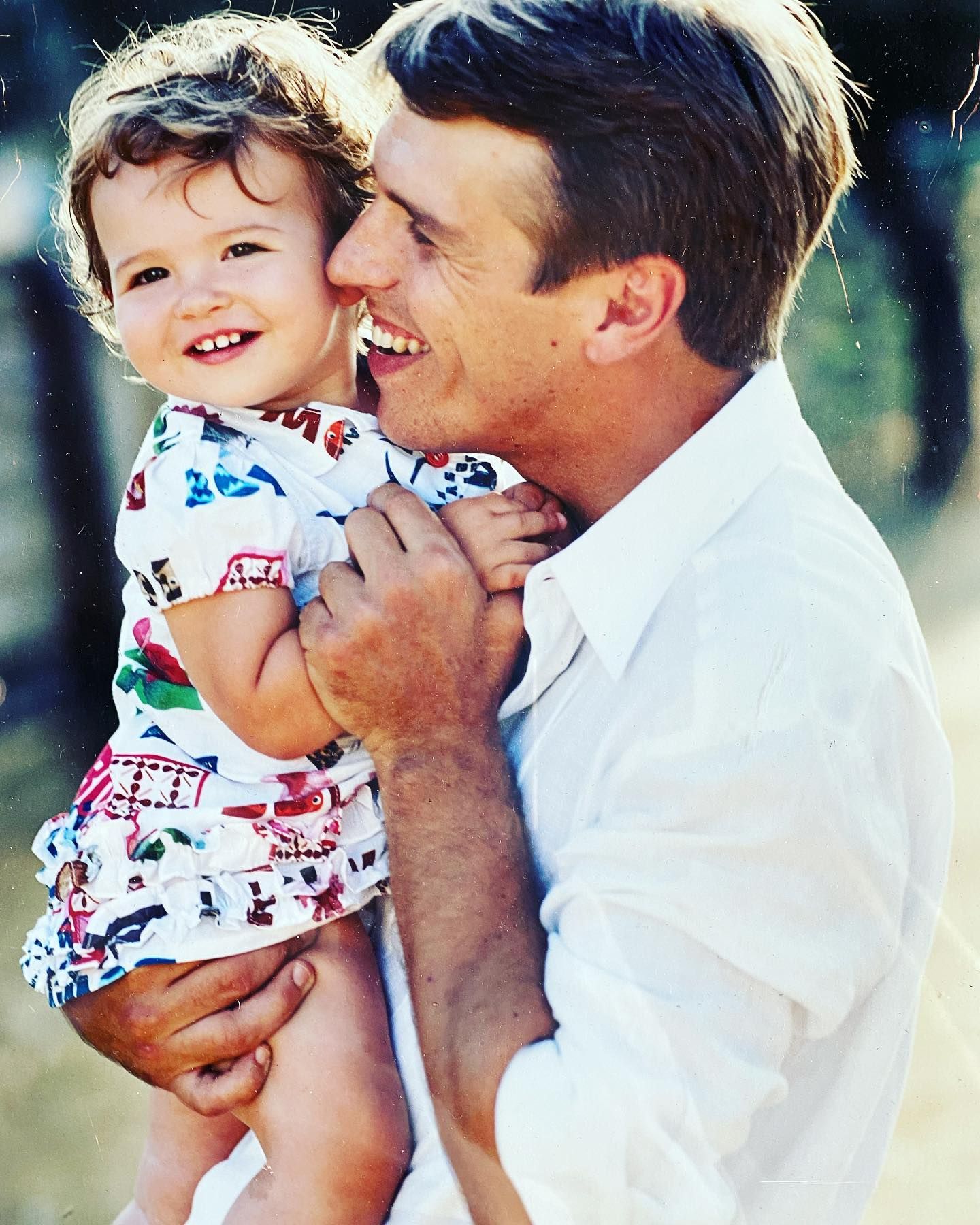 La foto que Alba Díaz ha utilizado para felicitar a su padre