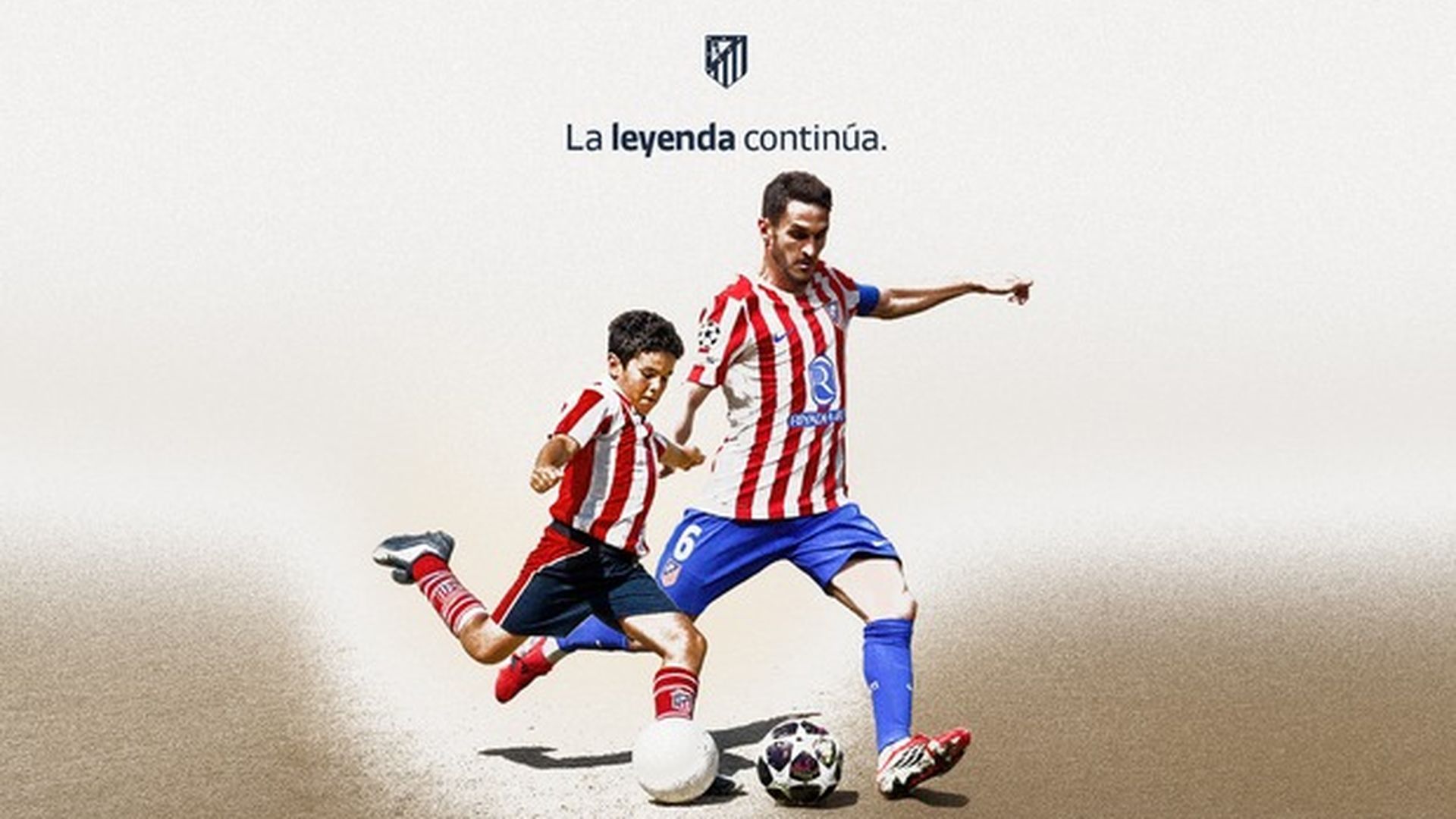 La imagen con la que el Atlético de Madrid ha hecho oficial la renovación de Koke La imagen con la que el Atlético de Madrid ha hecho oficial la renovación de Koke
