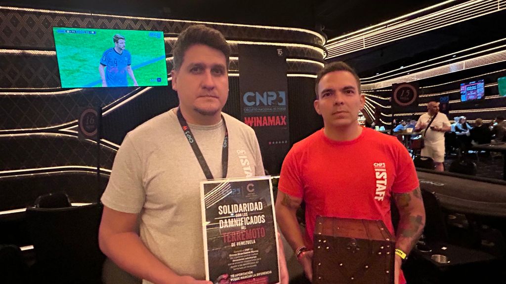 La solidaridad del CNP Winamax de Murcia con Venezuela