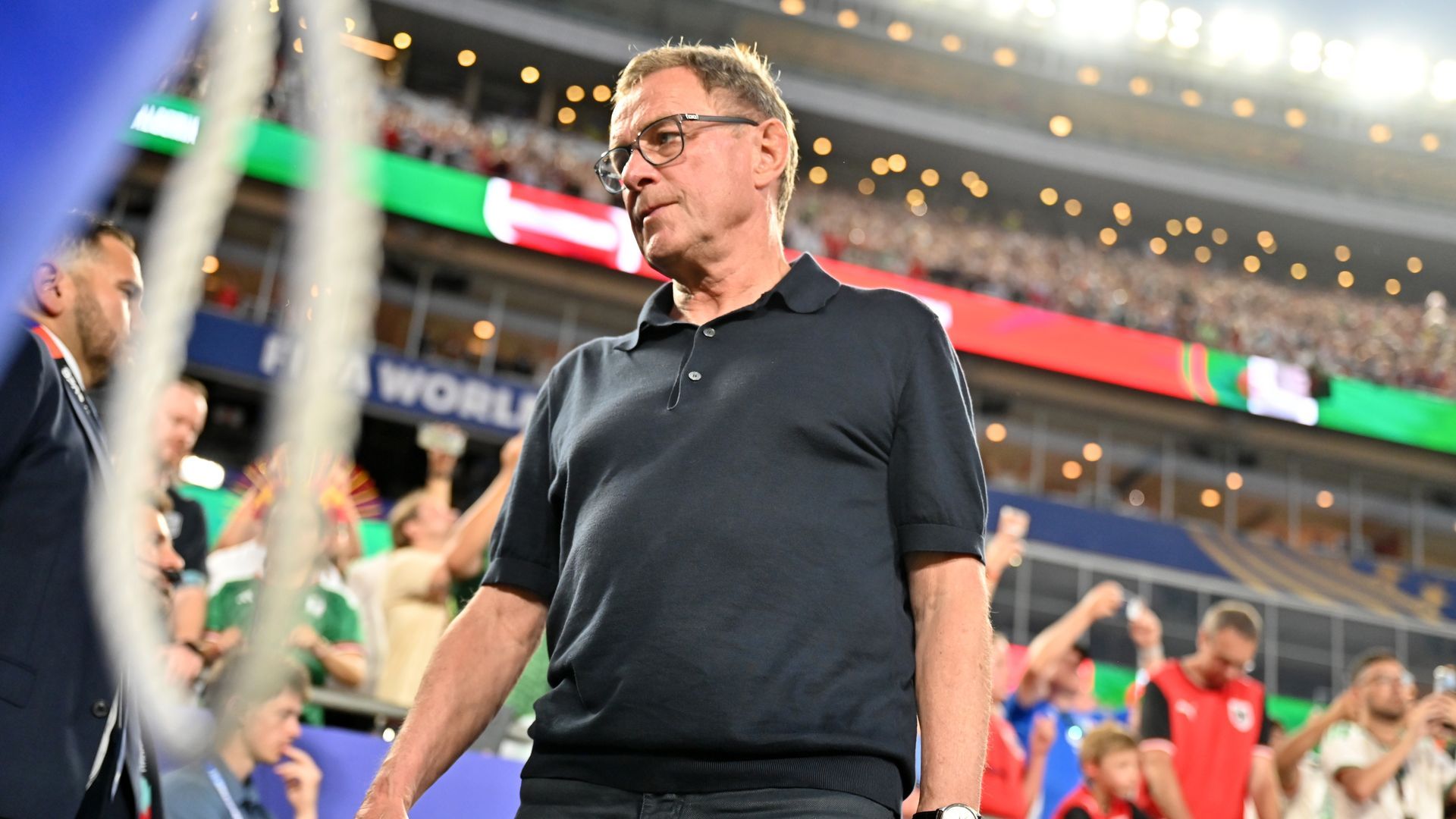 Ralf Rangnick, seleccionador de Austria. Ralf Rangnick, seleccionador de Austria.