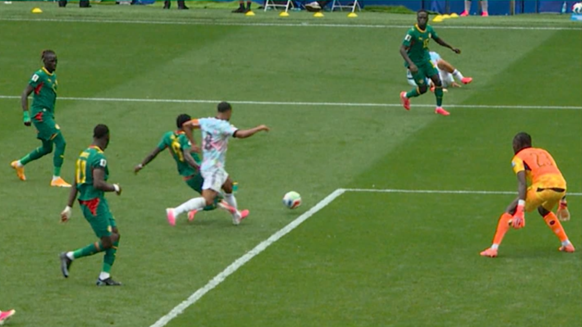 El penalti sobre Tielemans en el Bélgica-Senegal El penalti sobre Tielemans en el Bélgica-Senegal