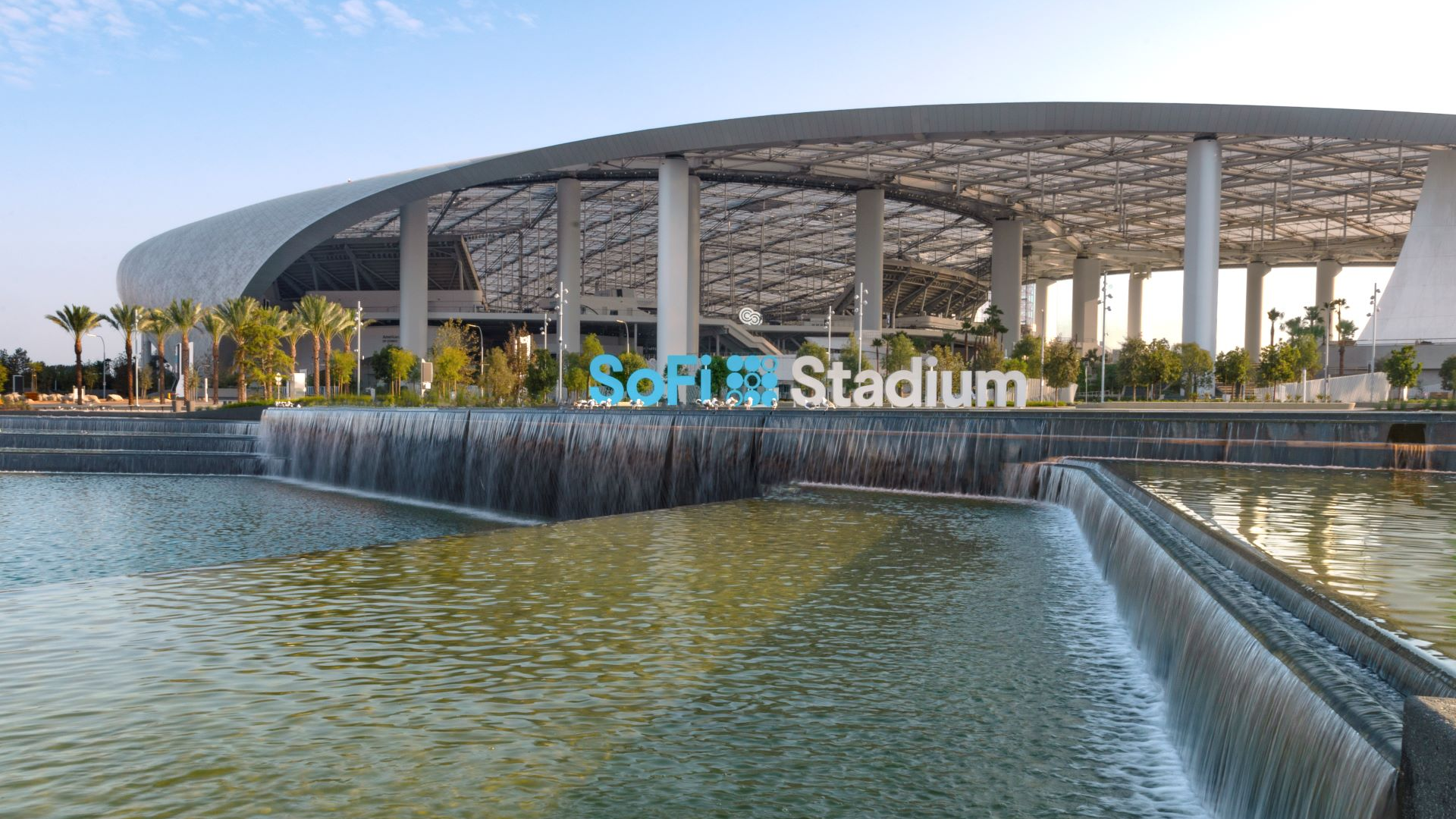 Exterior del SoFi Stadium de Los Ángeles