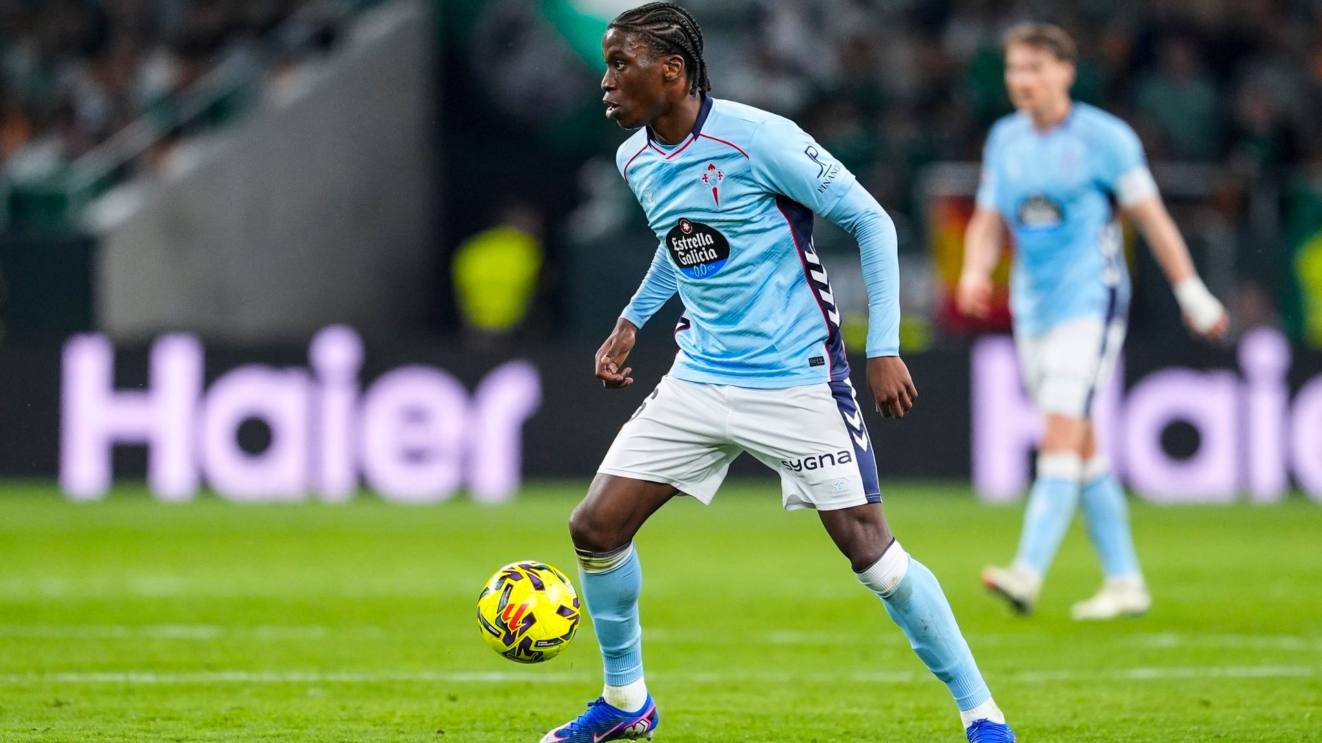 Ilaix Moriba durante un Betis - RC Celta Ilaix Moriba durante un Betis - RC Celta