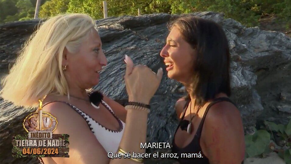 La madre de Marieta acudió a visitarla en 'Supervivientes'