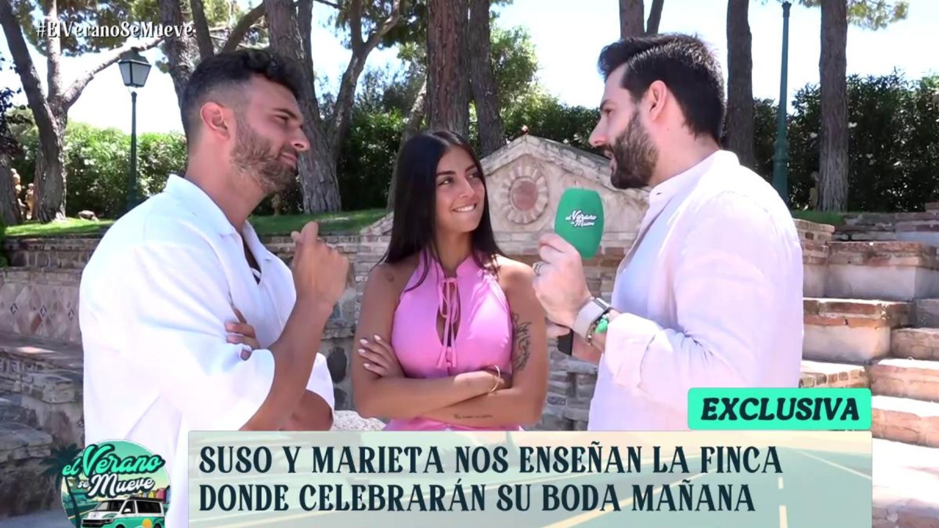 Exclusiva | Marieta y Suso muestran la finca donde celebran su boda y dicen unas palabras