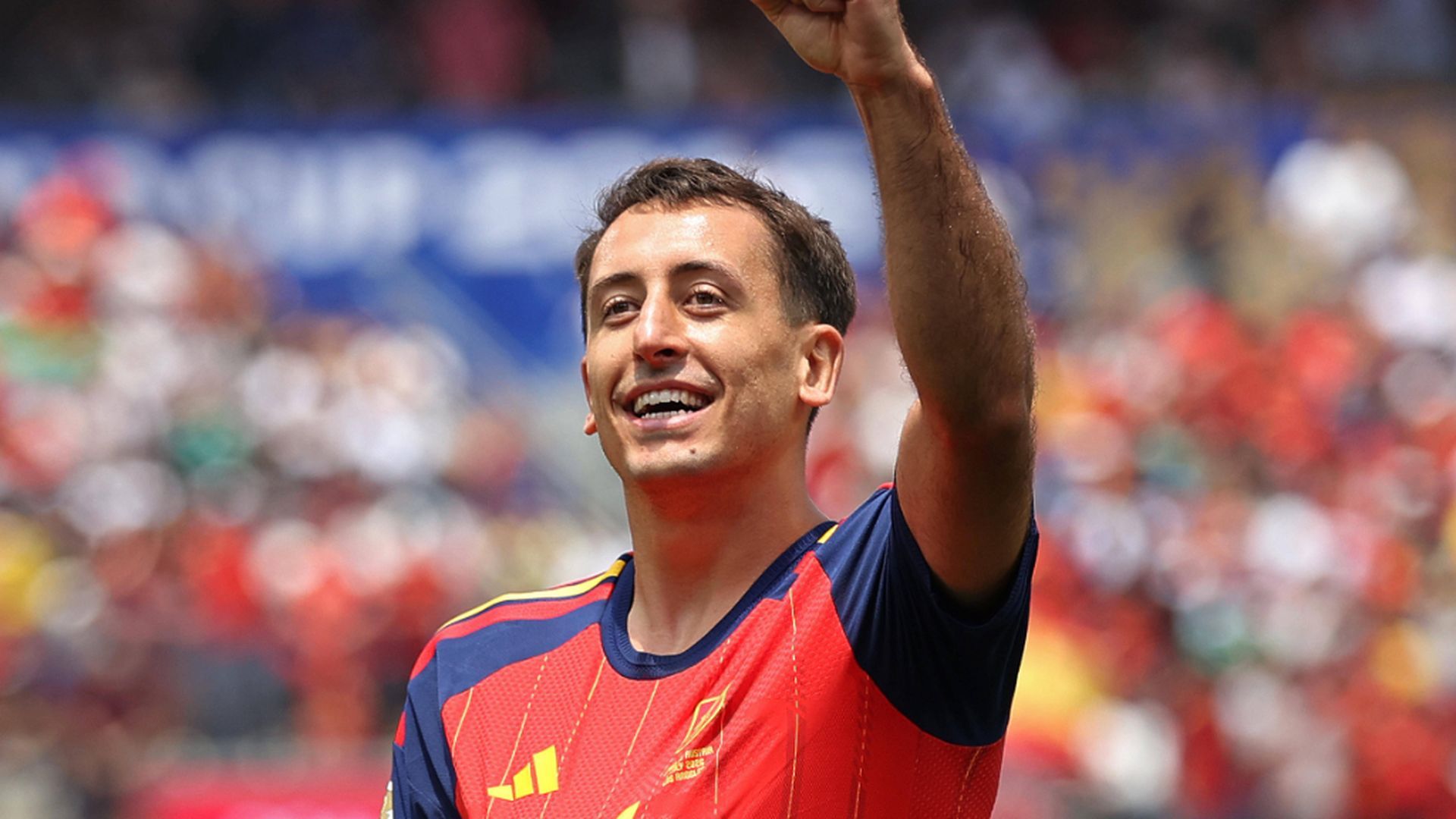 Mikel Oyarzabal, en el España -Austria Mikel Oyarzabal, en el España -Austria