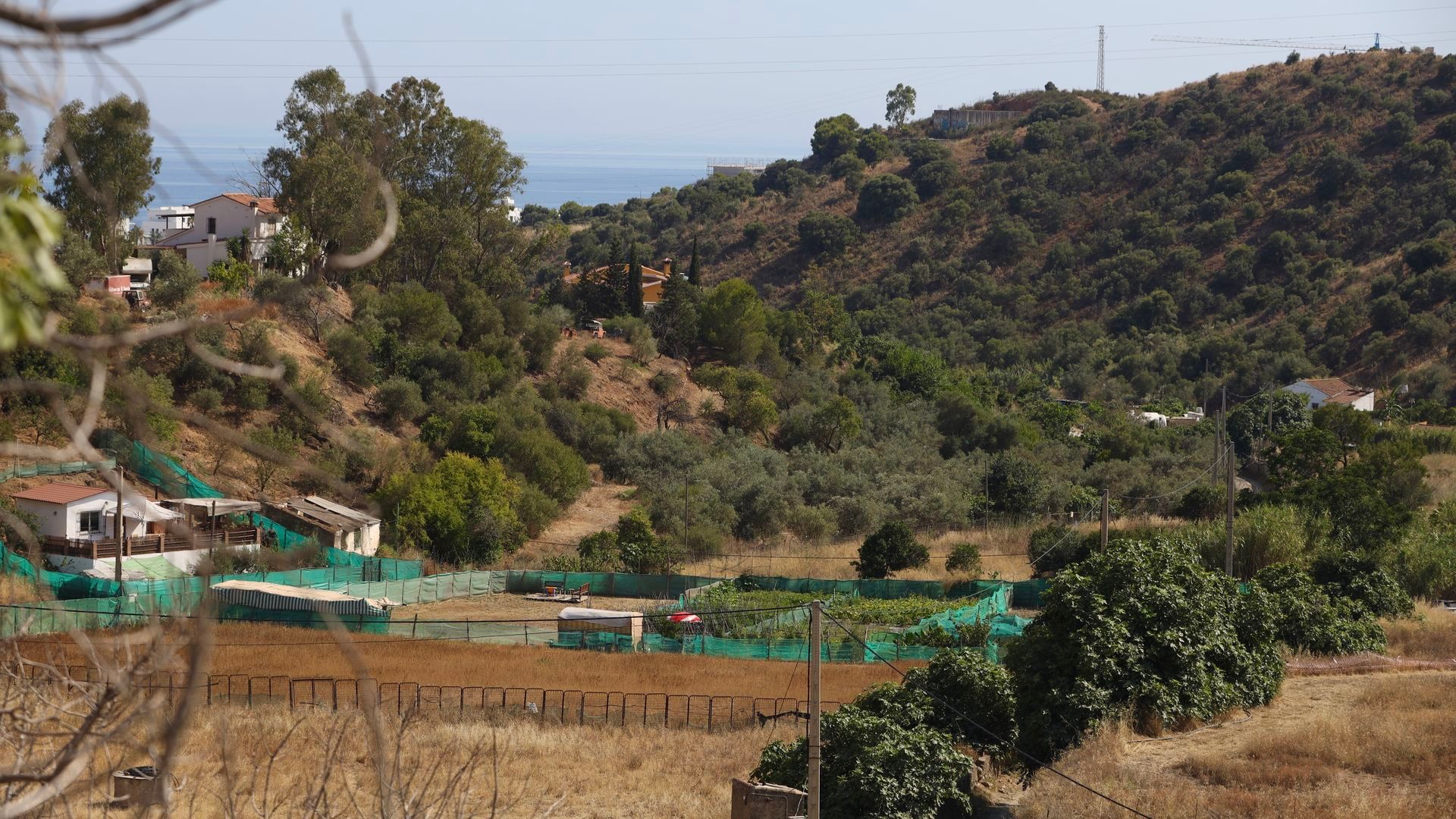 Zona en la que han localizado el cádaver de una mujer dentro de un pozo Zona en la que han localizado el cádaver de una mujer dentro de un pozo
