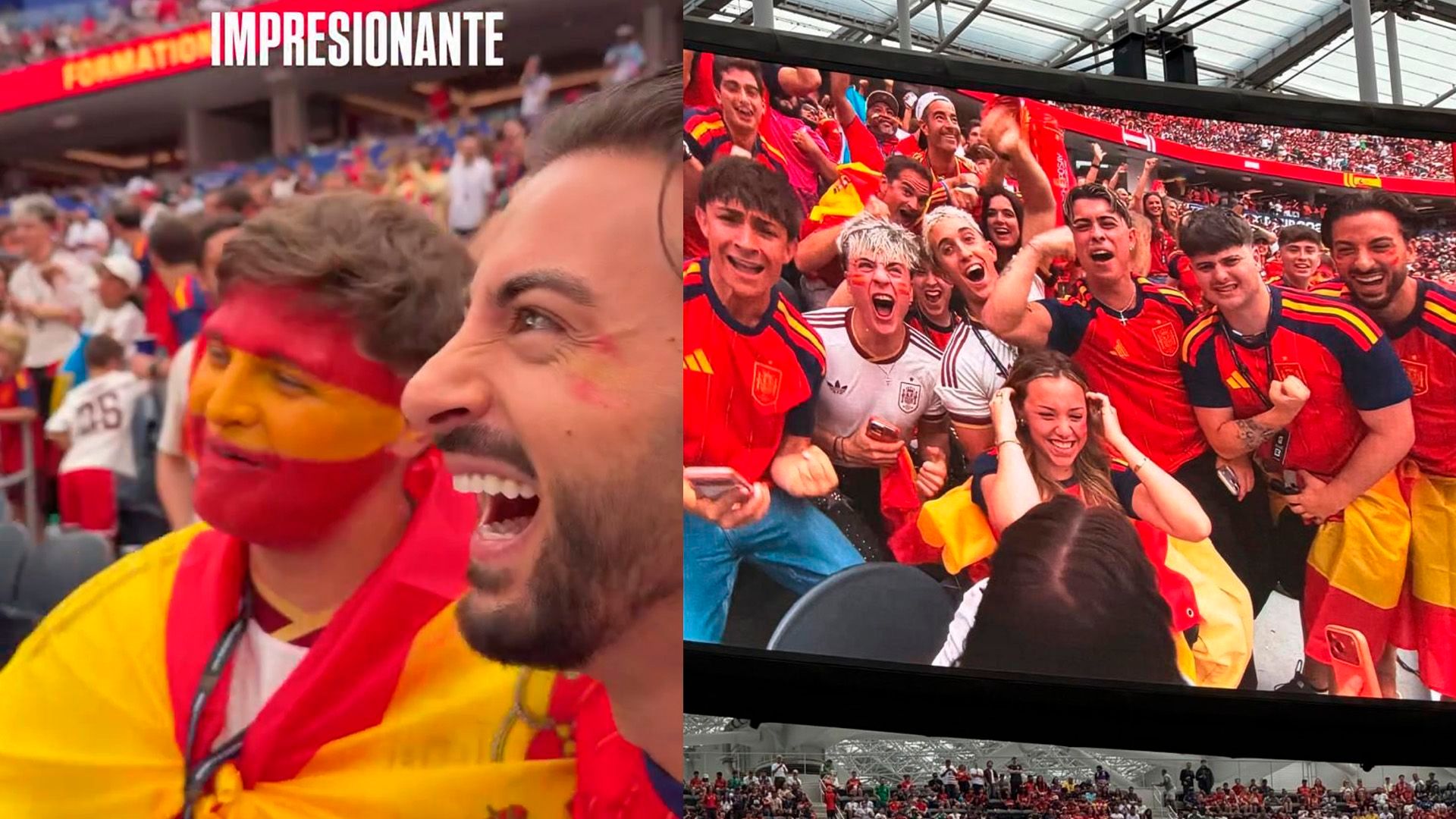 Borja disfrutando el Mundial con otros creadores de contenido