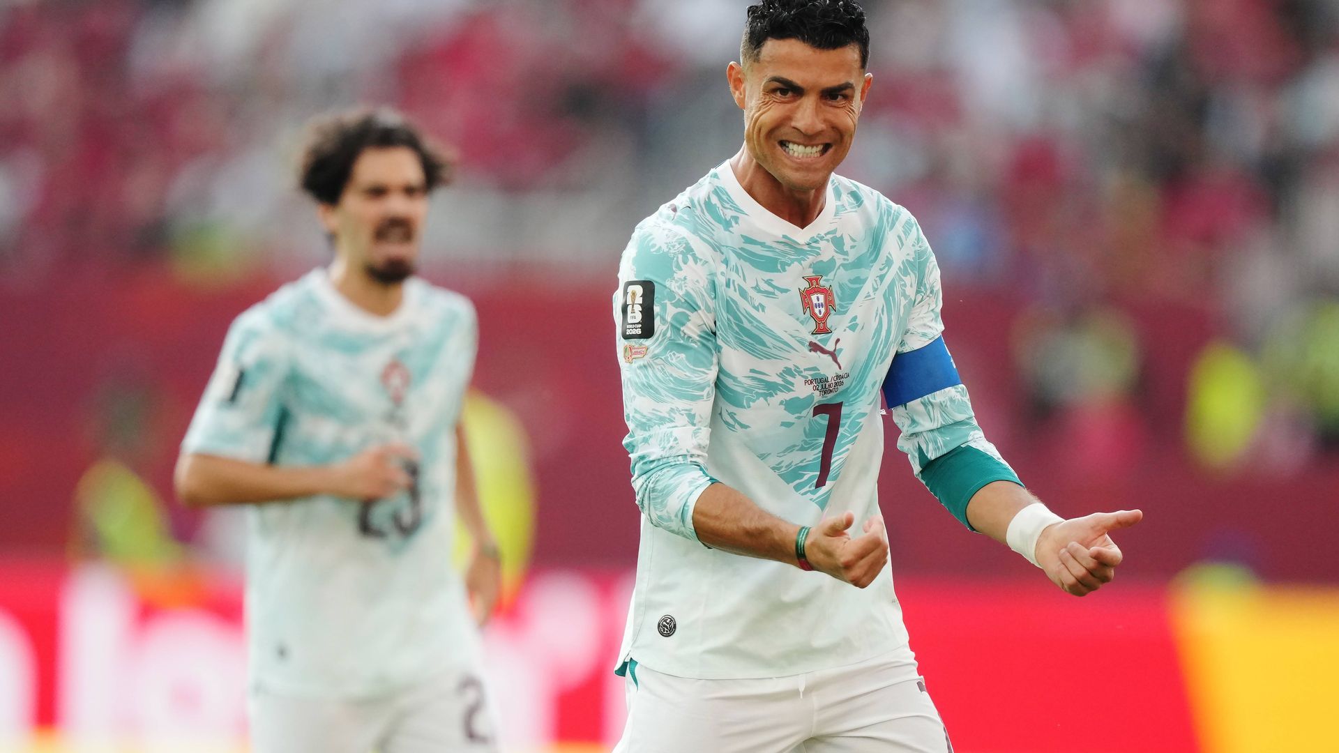 Cristiano Ronaldo, en el partido ante Croacia Cristiano Ronaldo, en el partido ante Croacia