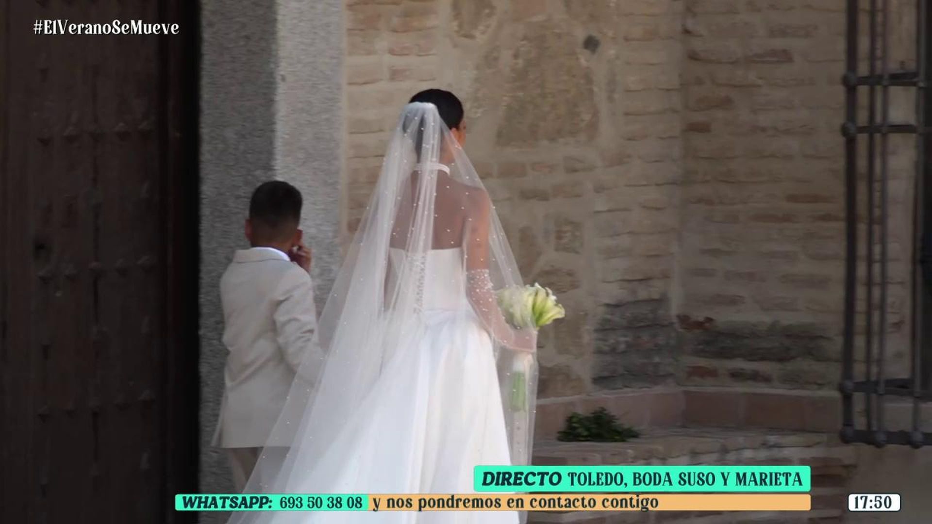 Detalle de la espalda del vestido de Marieta Díaz