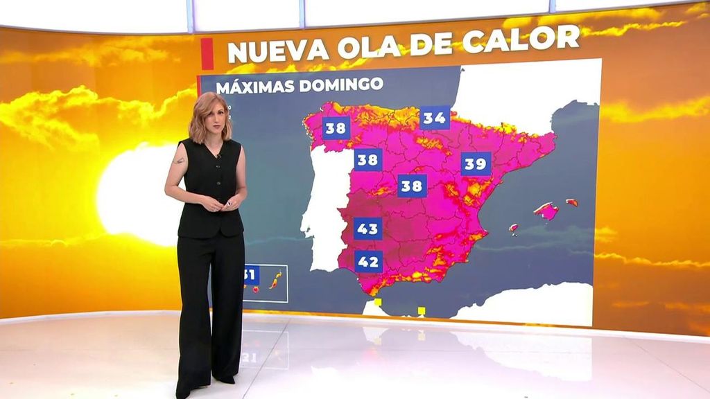 El aviso de la Aemet por la llegada de una ola de calor: temperaturas máximas de hasta 42 grados
