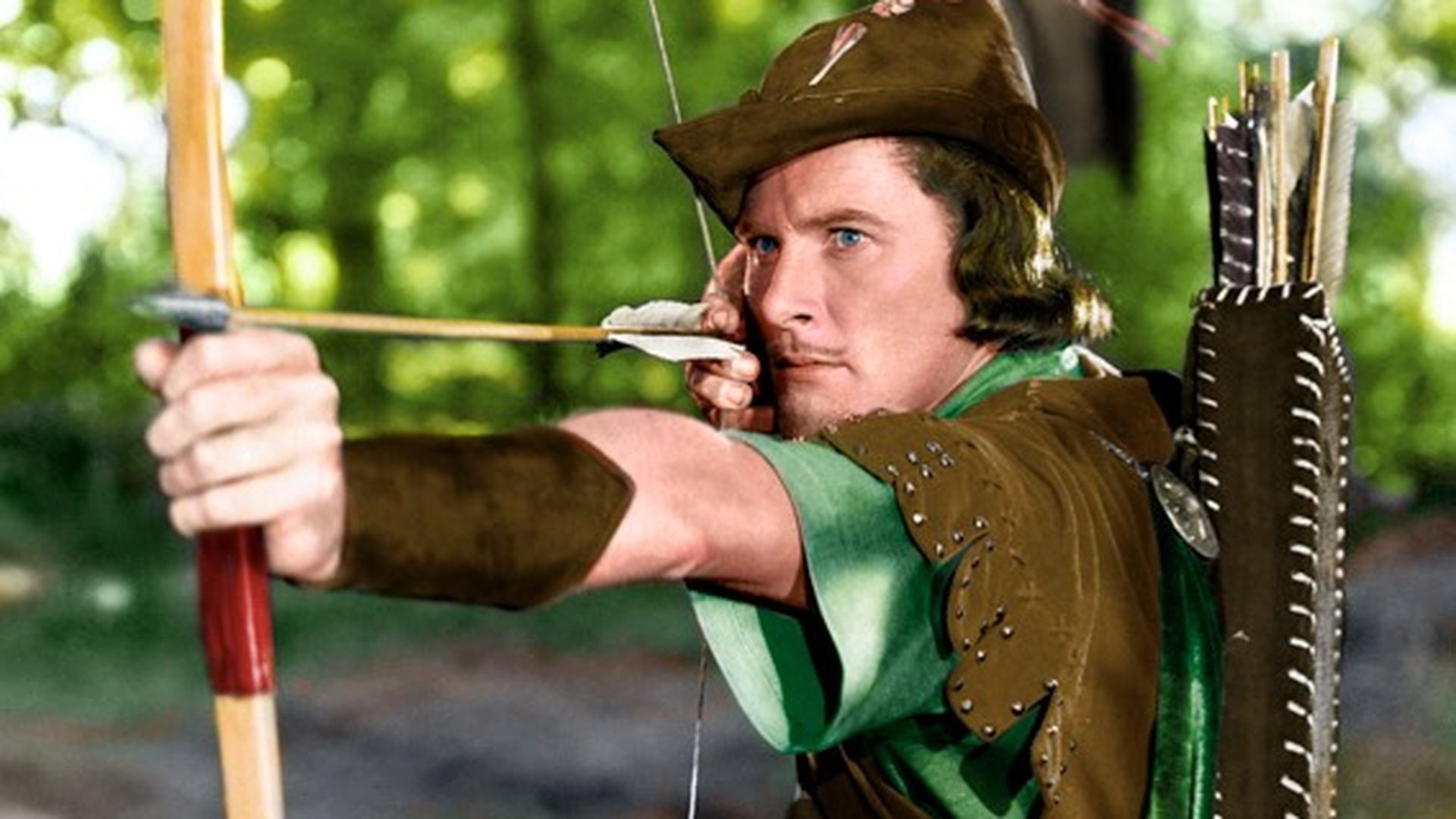 Errol Flynn en 'Robin de los Bosques'