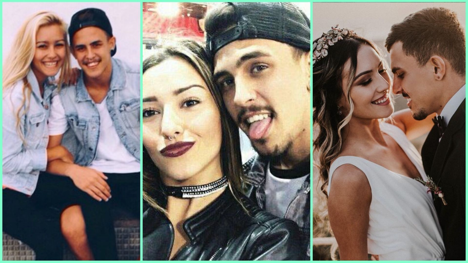 Fotomontaje con imágenes de la relación de Leila y Atamán Fotomontaje con imágenes de la relación de Leila y Atamán