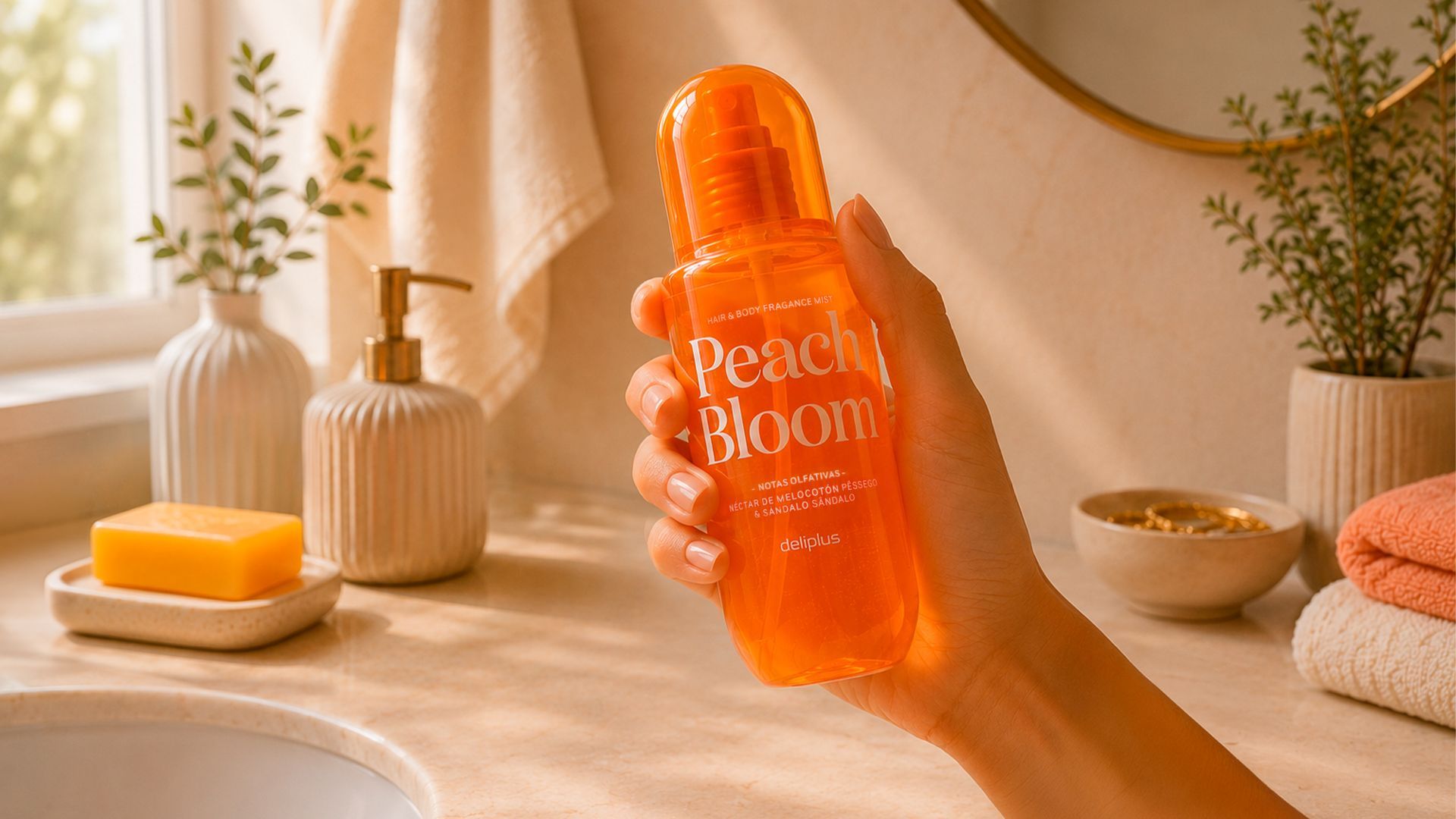 Hair & Body Fragance Mist Peach Bloom