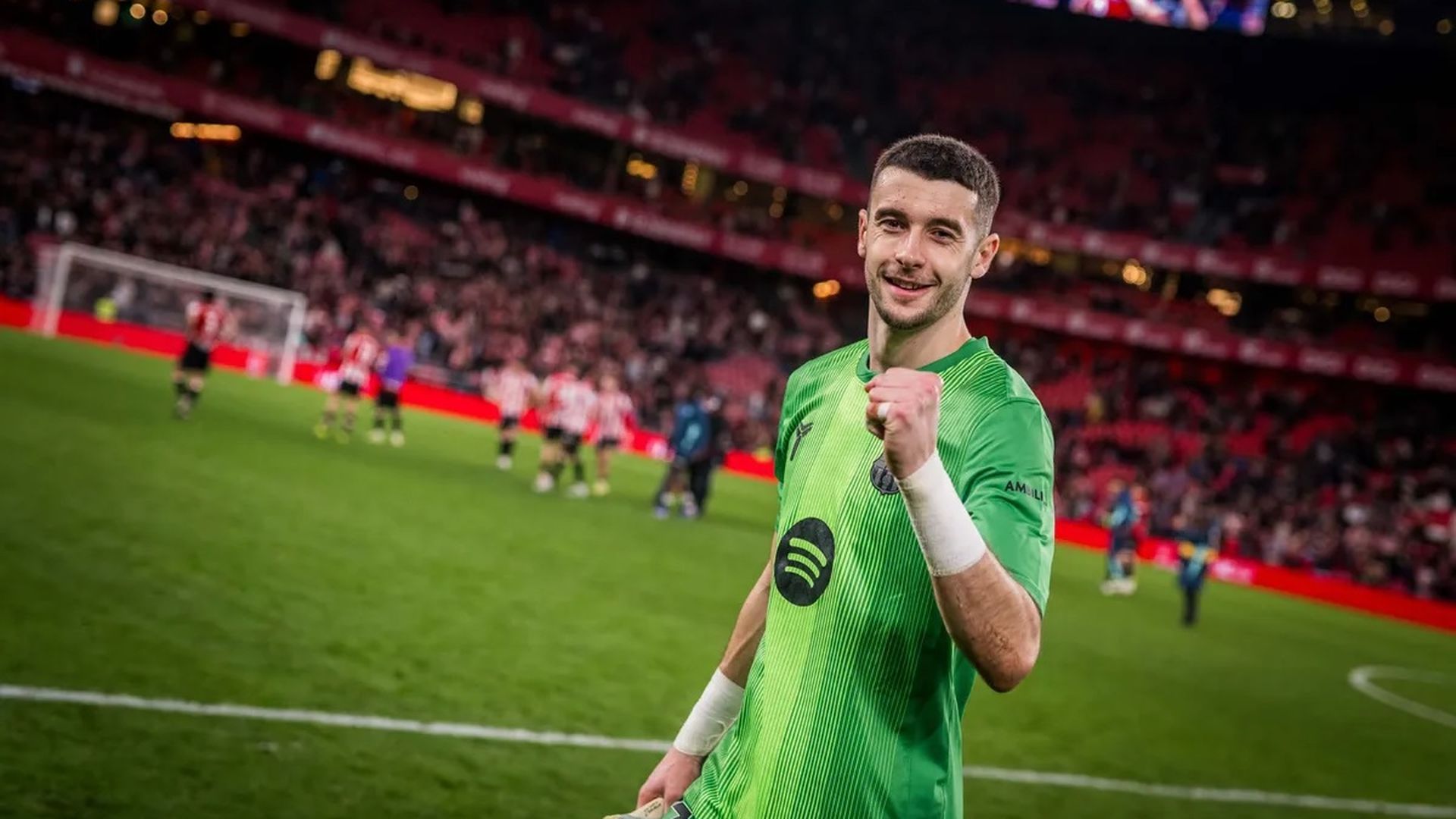 Joan García con el FC Barcelona Joan García con el FC Barcelona