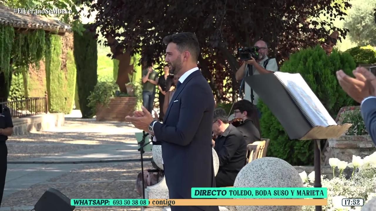 La boda de Suso y Marieta, en fotos: de su llegada al altar a su emoción al encontrarse