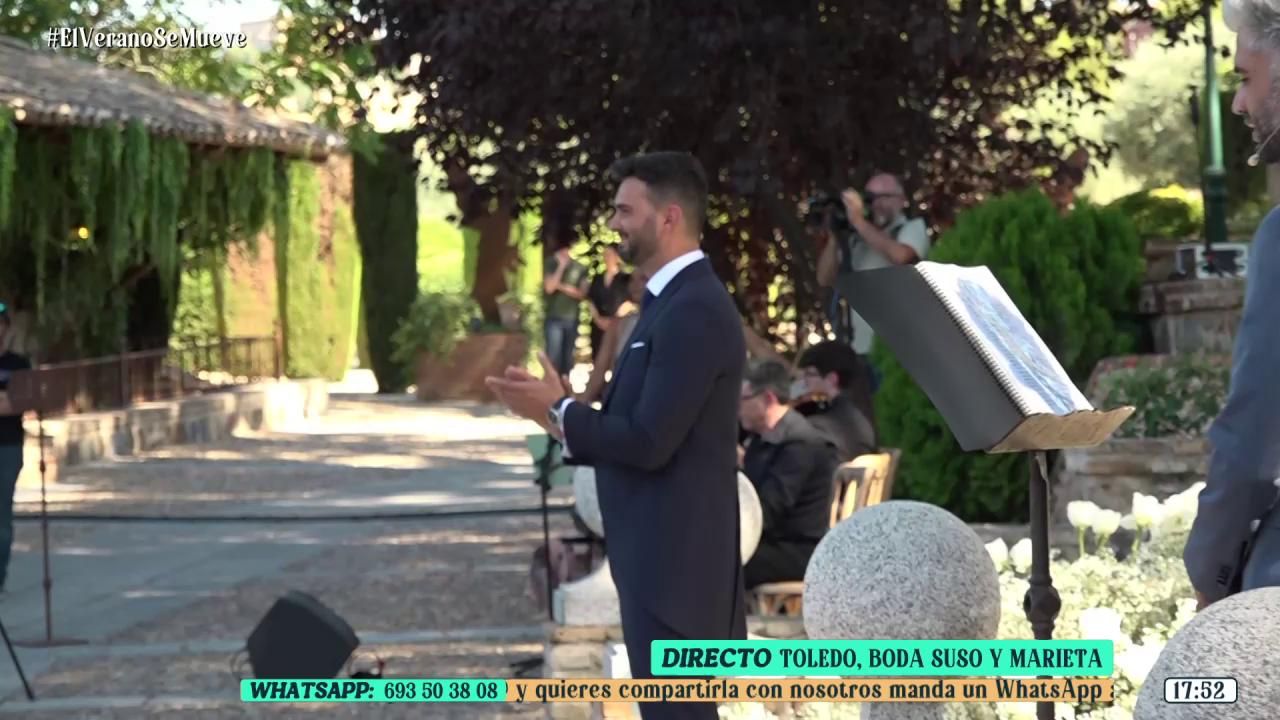 La boda de Suso y Marieta, en fotos: de su llegada al altar a su emoción al encontrarse