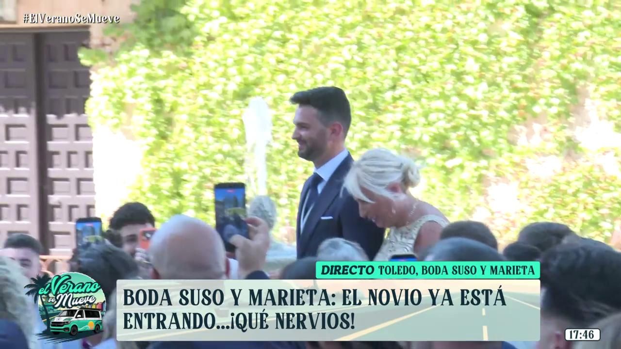 La boda de Suso y Marieta, en fotos: de su llegada al altar a su emoción al encontrarse
