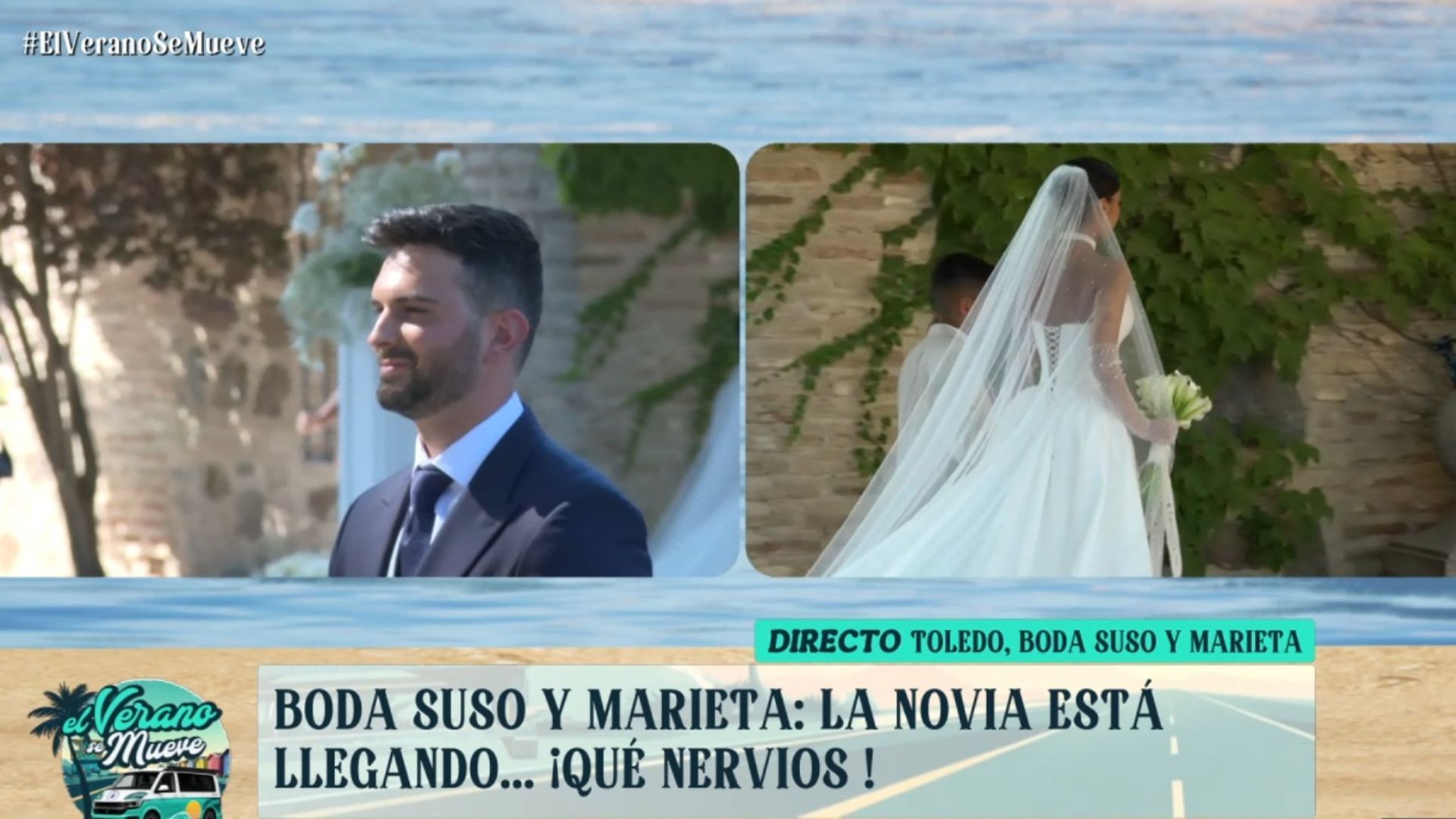 La espectacular entrada de Suso y Marieta en su boda: nervios a flor de piel La espectacular entrada de Suso y Marieta en su boda: nervios a flor de piel