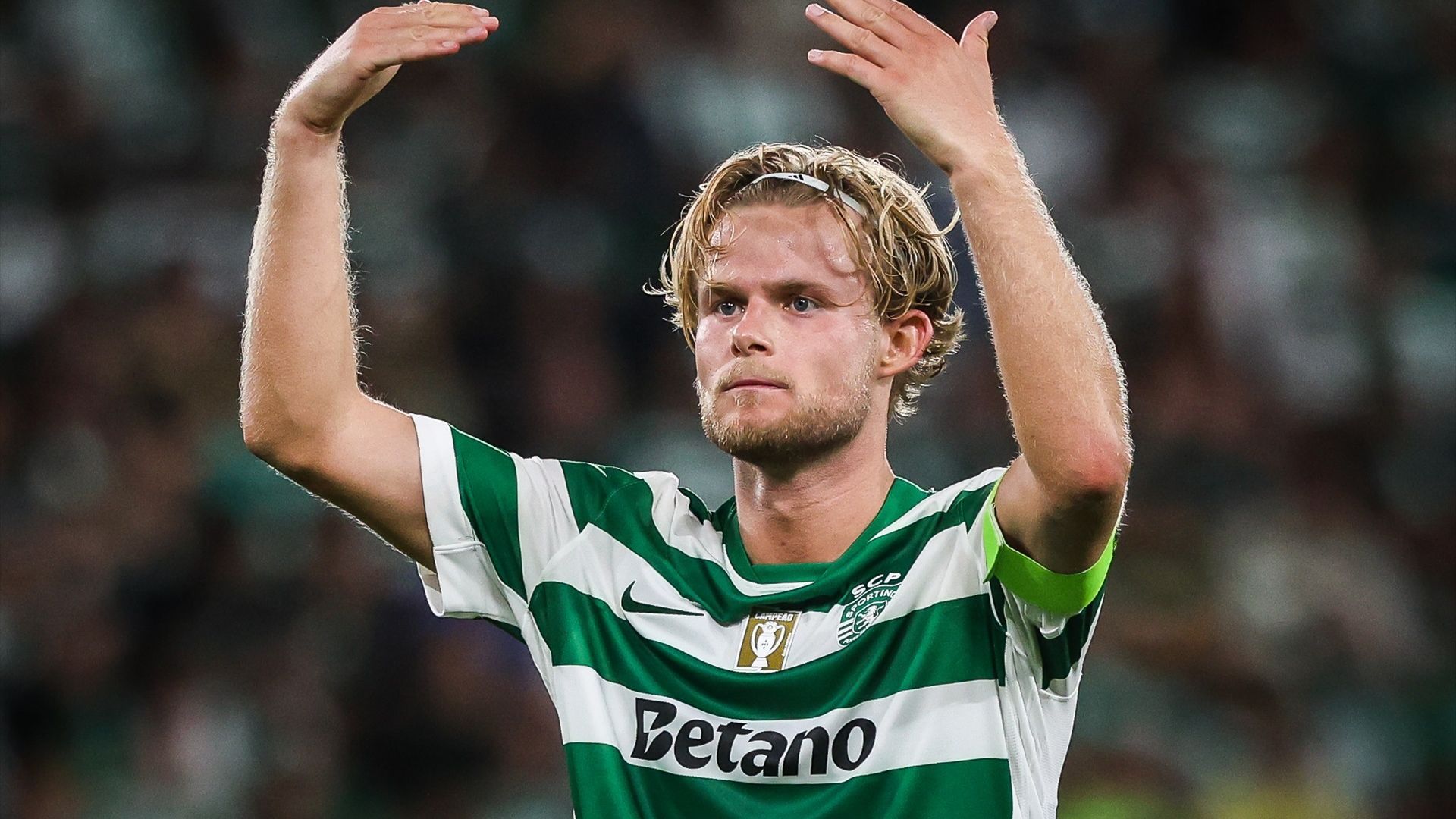 Morten Hjulmand, jugador del Sporting de Portugal Morten Hjulmand, jugador del Sporting de Portugal