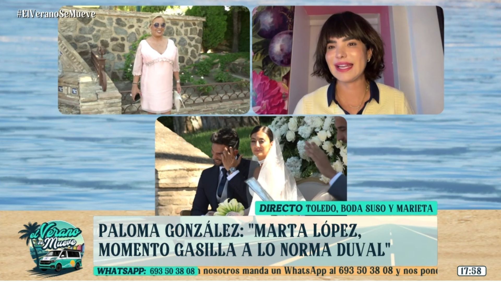 Paloma González 'disecciona' los estilismos de la boda de Suso y Marieta: "Acierto total" Paloma González 'disecciona' los estilismos de la boda de Suso y Marieta: "Acierto total"