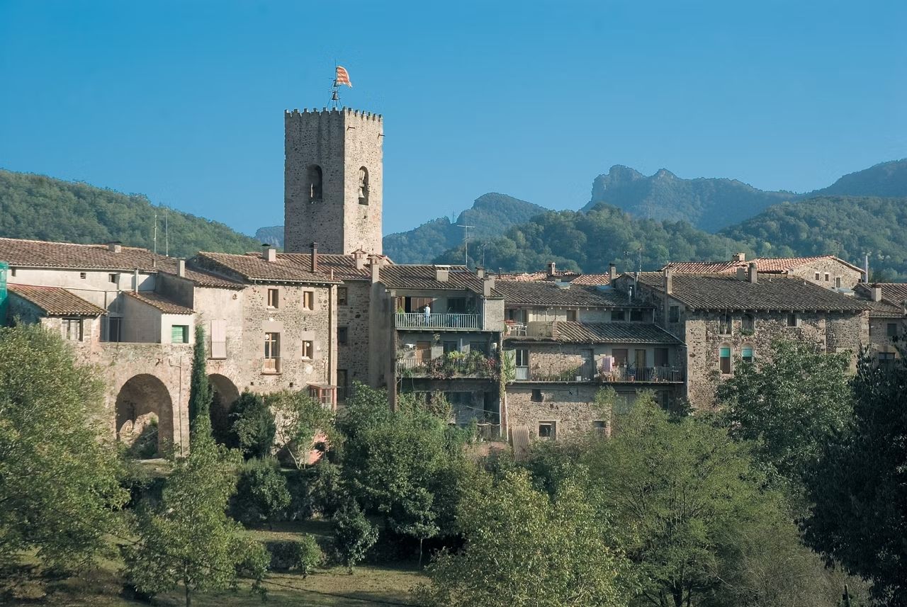 Panorámica de Santa Pau