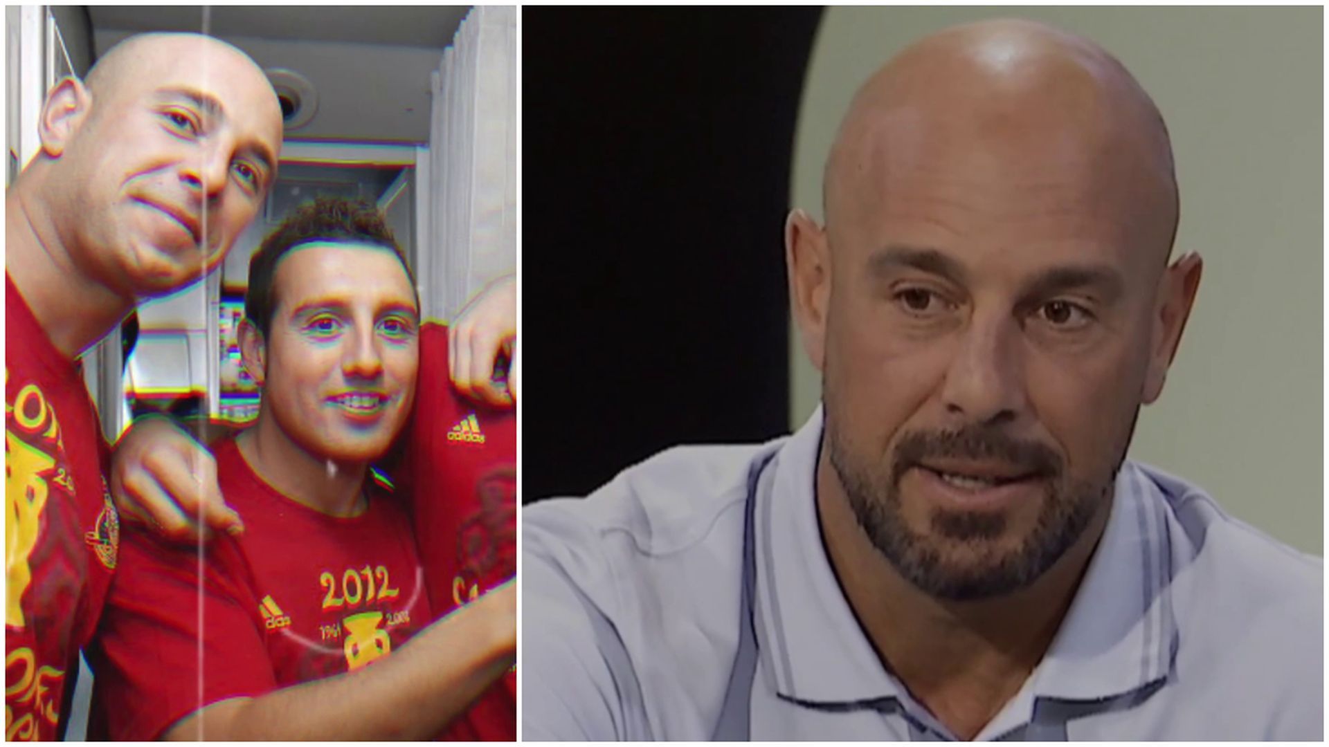 Pepe Reina y Santi Cazorla Pepe Reina y Santi Cazorla