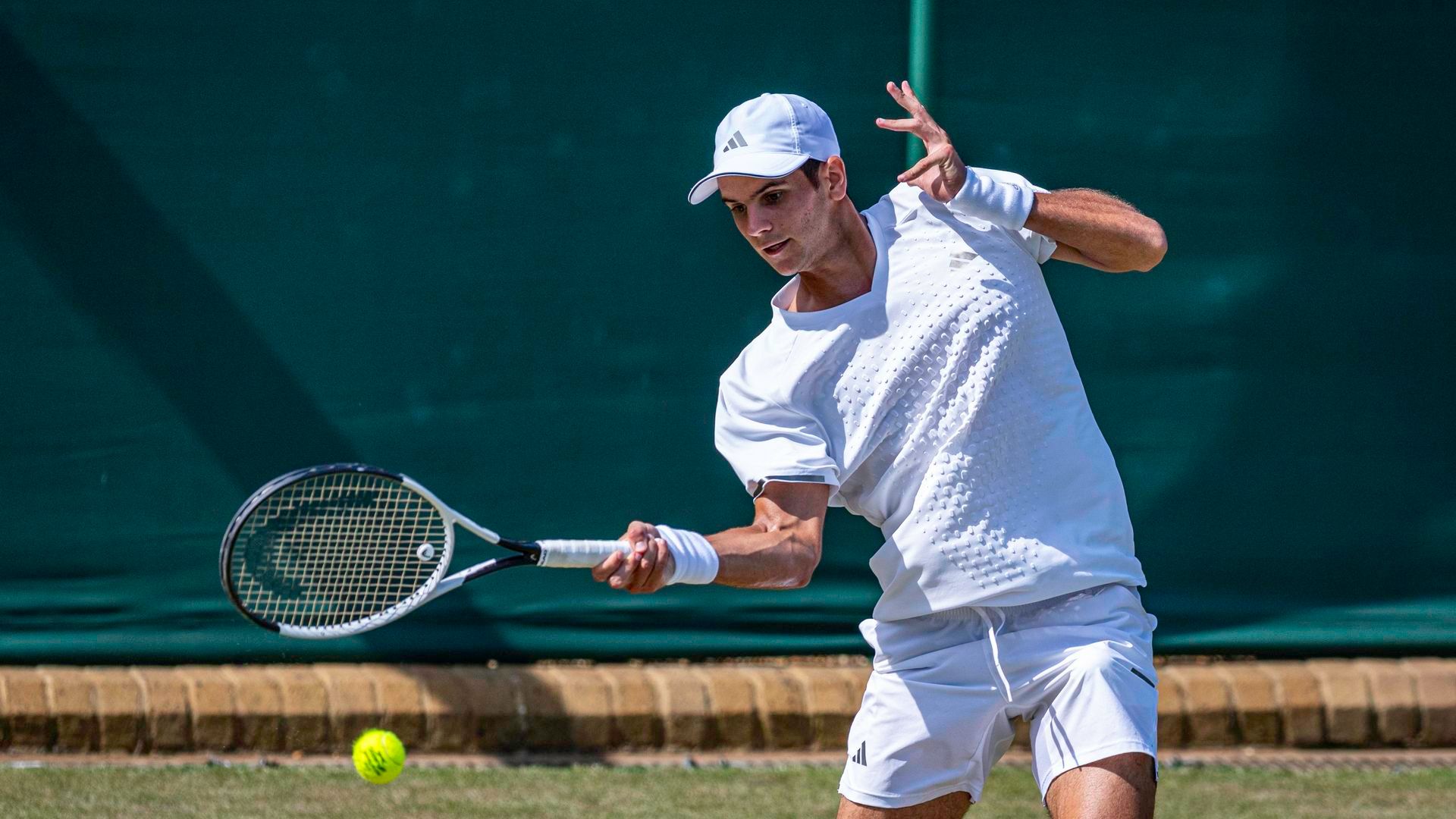 Rafa Jódar, ante Mochizuki en Wimbledon Rafa Jódar, ante Mochizuki en Wimbledon