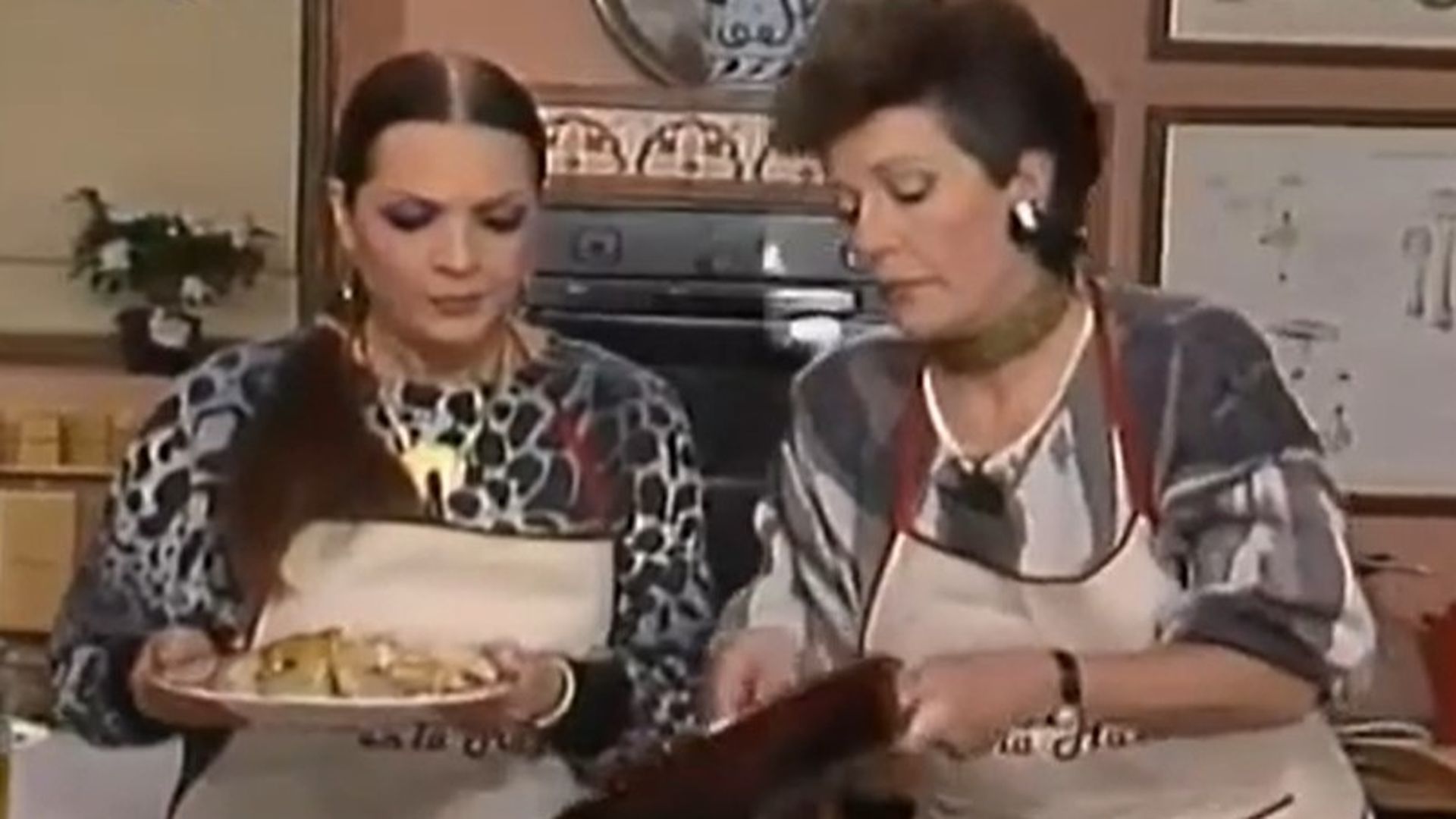 Sarita Montiel en el mítico programa Con las manos en la masa Sarita Montiel en el mítico programa Con las manos en la masa