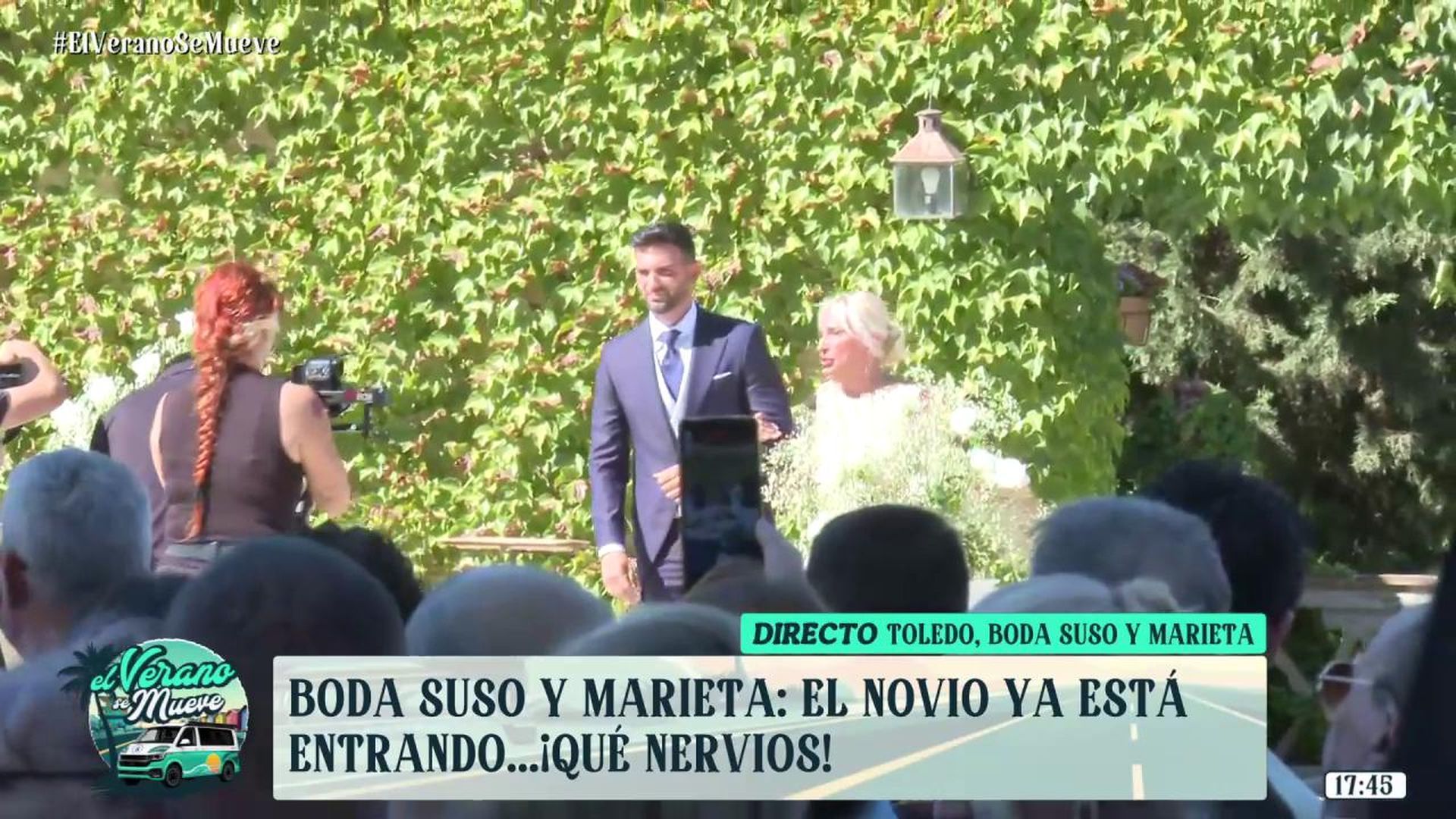 Suso Álvarez a su llegada a la finca