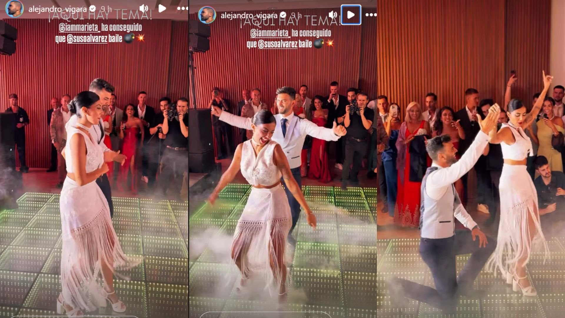 El baile nupcial de Suso y Marieta