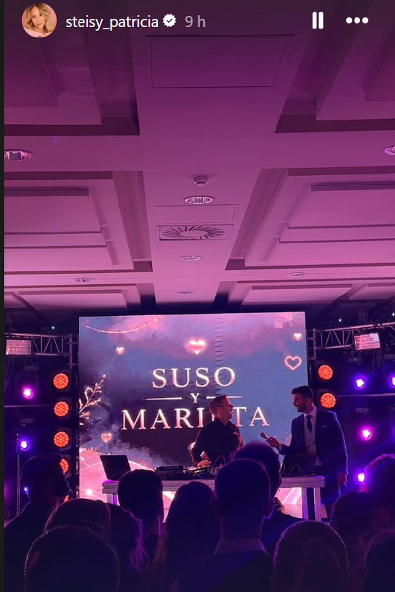 Suso donde el Dj de su boda