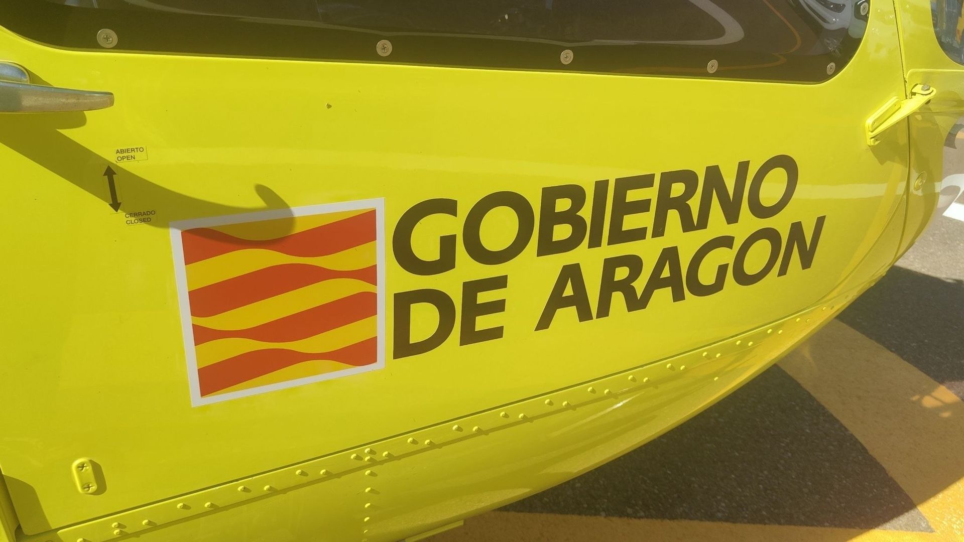 Cae un helicóptero que participaba en las tareas de extinción del incendio de Loporzano Cae un helicóptero que participaba en las tareas de extinción del incendio de Loporzano