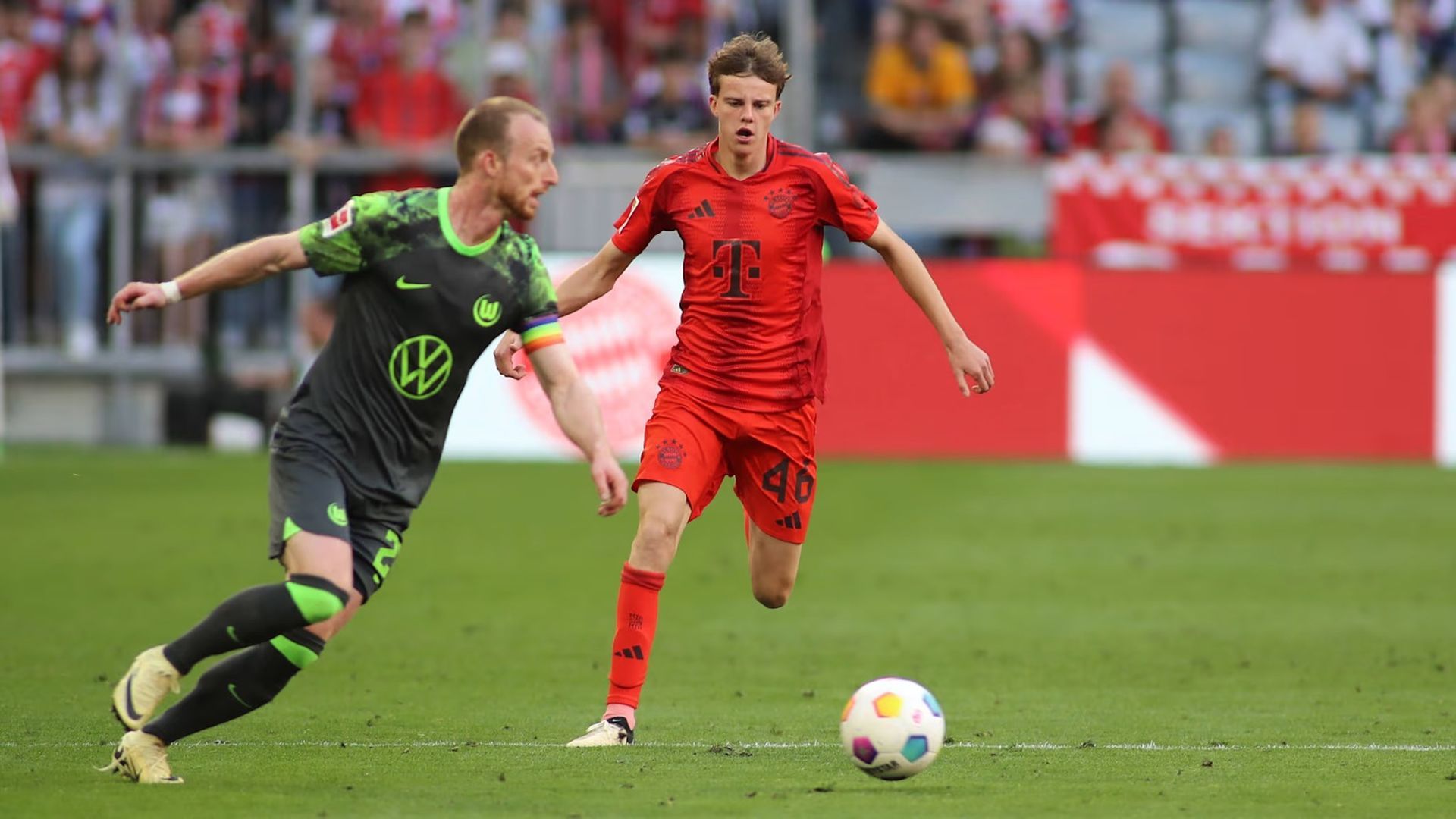 Jonathan Asp Jensen en su debut en la Bundesliga Jonathan Asp Jensen en su debut en la Bundesliga