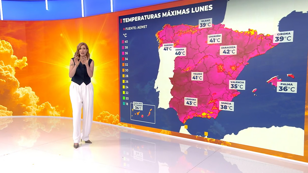 La segunda ola de calor se podrá extender hasta el próximo jueves: este lunes subirán todavía más las temperaturas