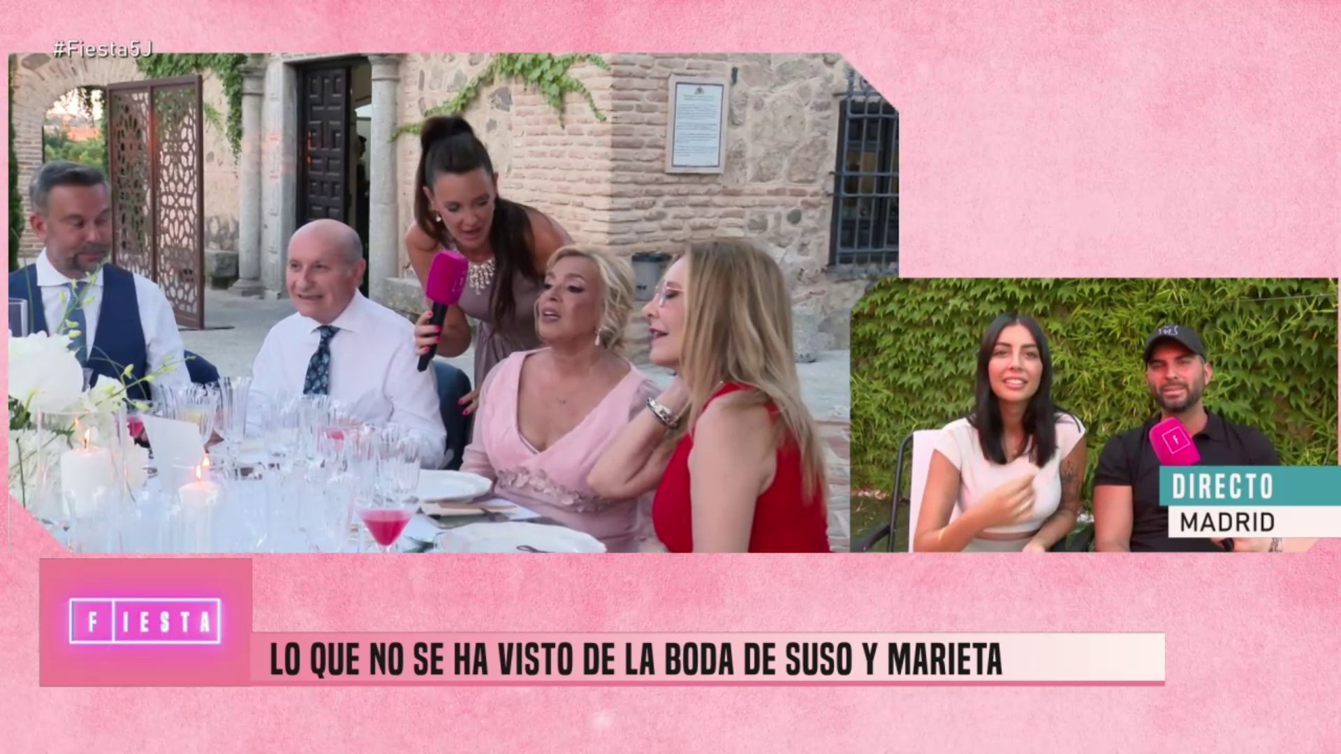 Lo que no se ha visto de la boda de Suso y Marieta