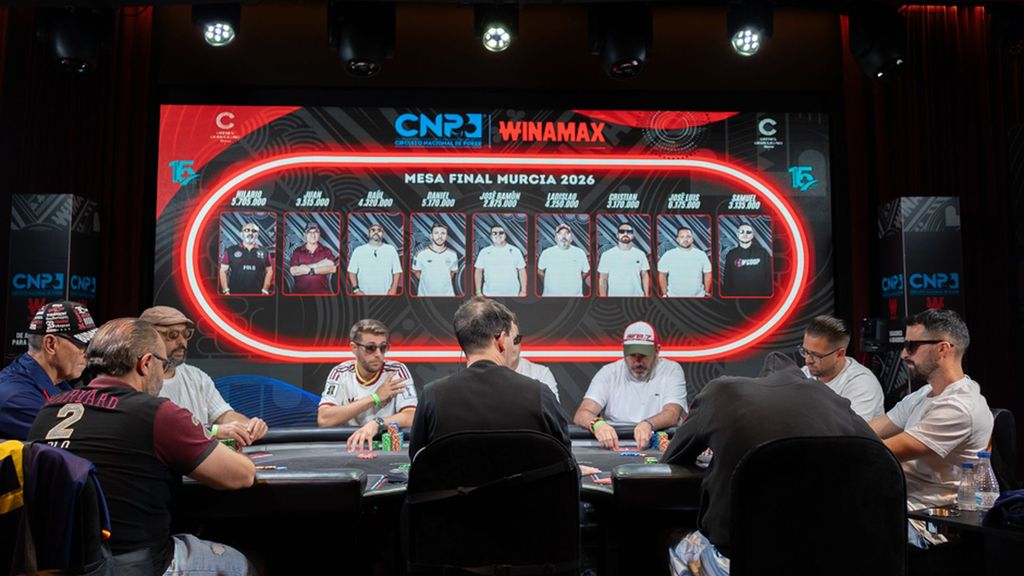 Mesa final del CNP Winamax Murcia