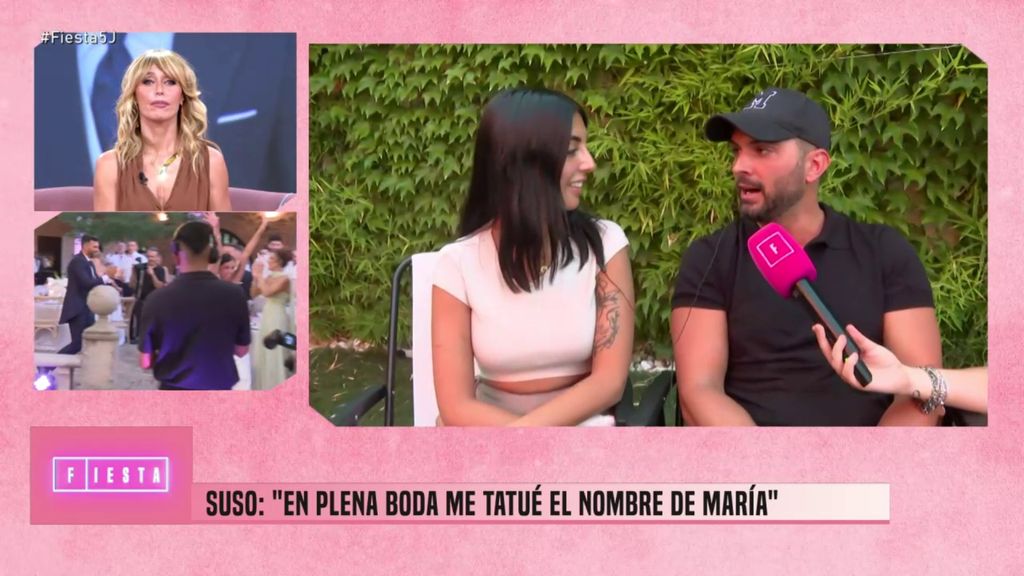 Suso Álvarez reaparece tras su boda con Marieta y desvela un bombazo: "Me tatué su nombre" Fiesta 2026 Top Vídeos 1271