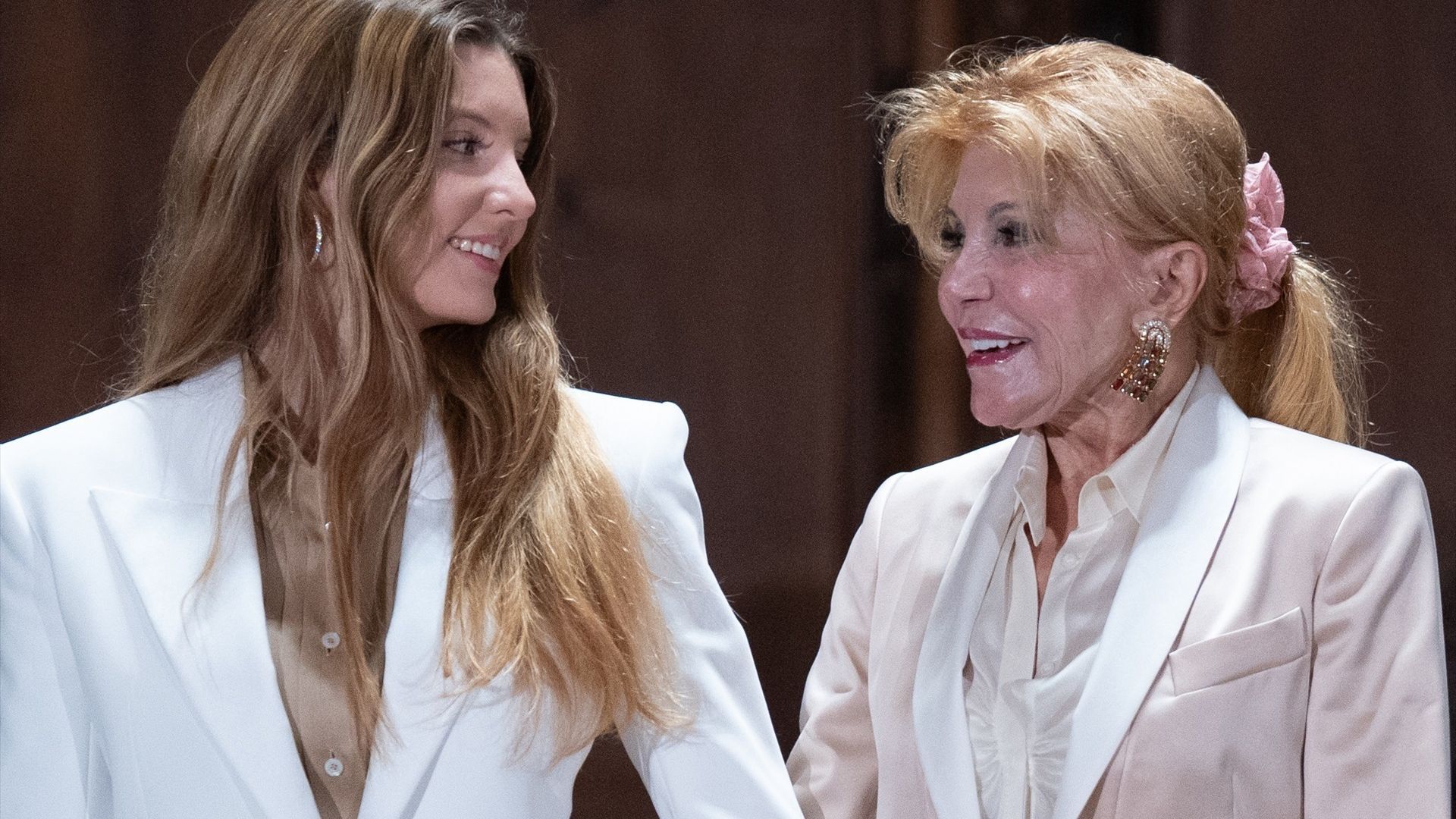 Carmen Thyssen con una de sus mellizas, Carmen Carmen Thyssen con una de sus mellizas, Carmen