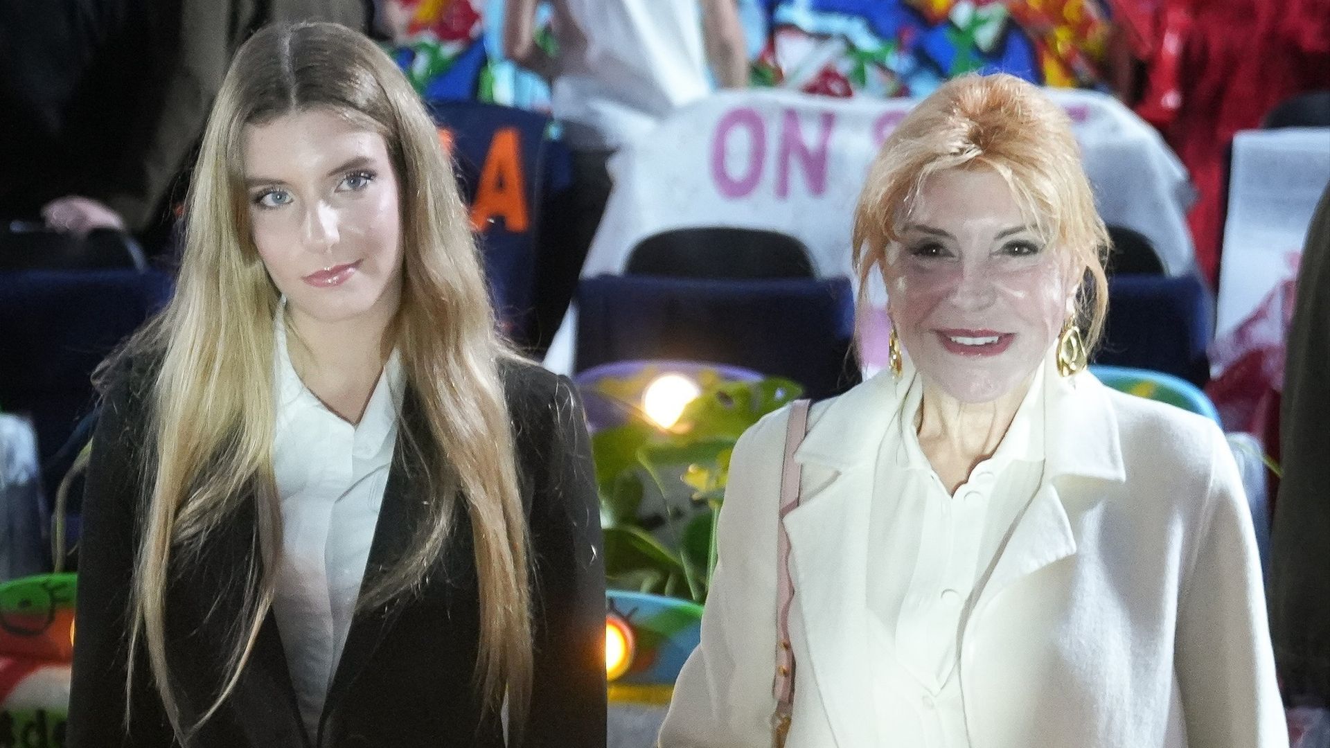 Carmen Thyssen con una de sus mellizas, Carmen