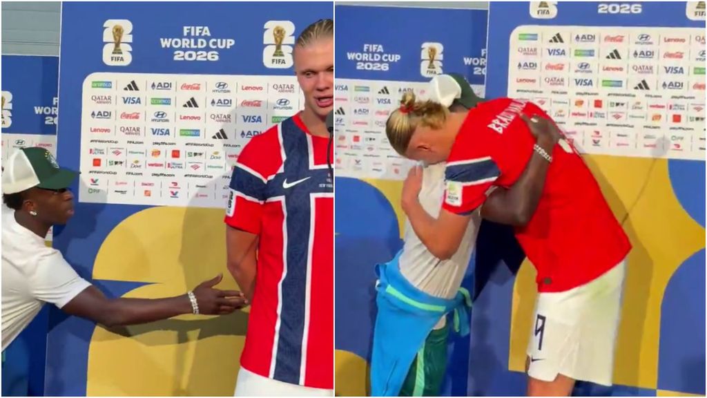 El gesto de Vinicius con Haaland tras ser eliminado del Mundial que va a dar que hablar en todo el mundo