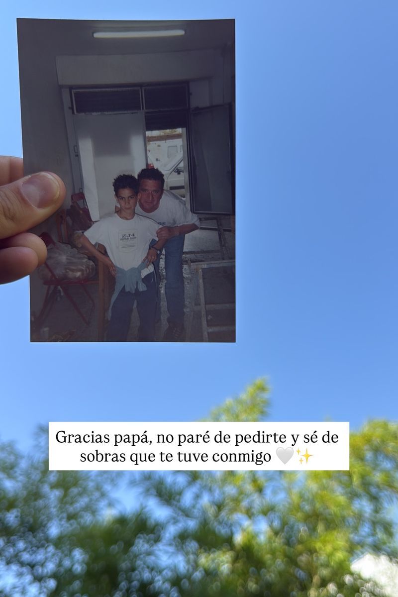 El mensaje de Suso Álvarez a su padre, que murió cuando tenía diez años, tras su boda con Marieta