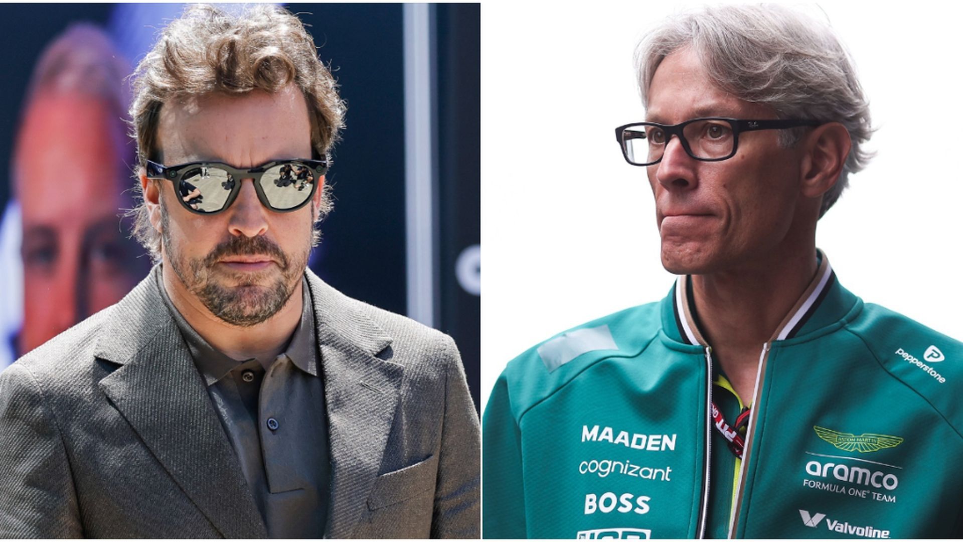 Fernando Alonso y Mike Krack Fernando Alonso y Mike Krack
