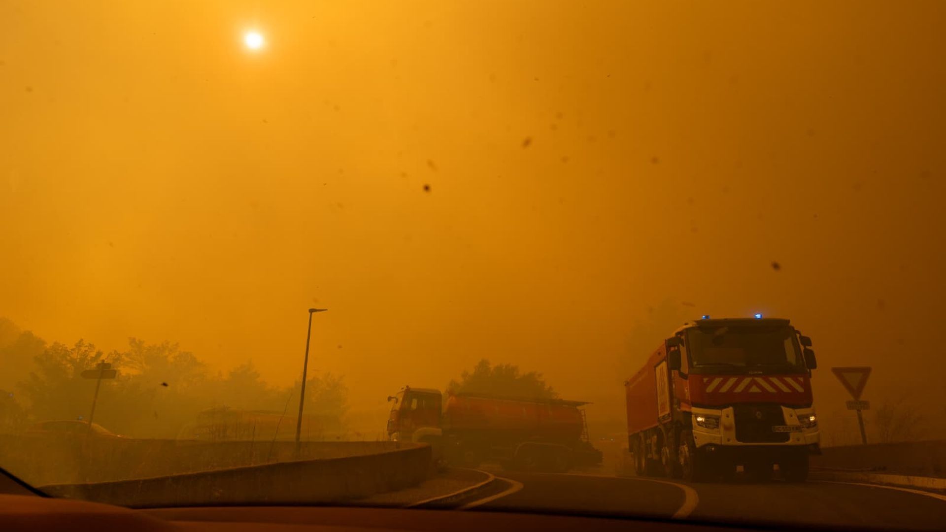 Incendio en Francia Incendio en Francia
