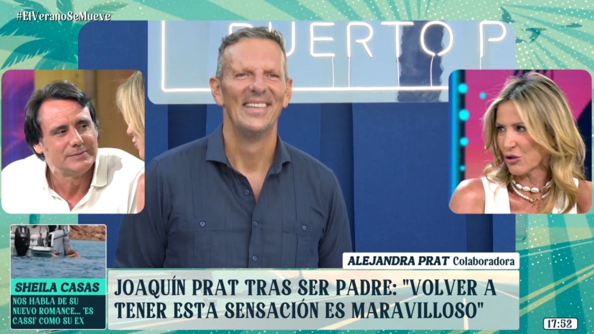 Joaquín Prat reaparece y su hermana, Alejandra, revela cómo está el presentador tras ser padre: "Está encantado" Joaquín Prat reaparece y su hermana, Alejandra, revela cómo está el presentador tras ser padre: "Está encantado"