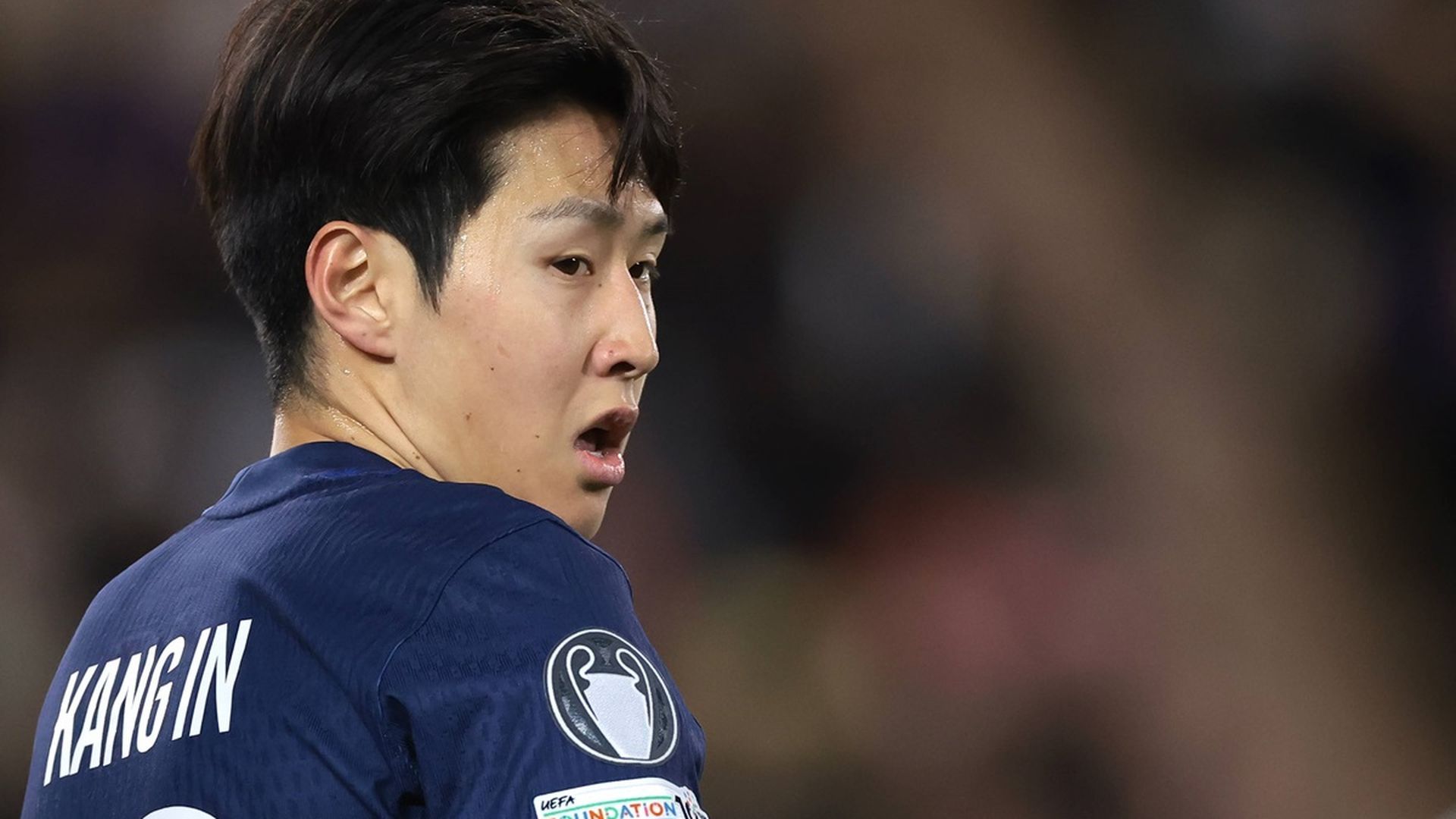Kang-In Lee, con el PSG Kang-In Lee, con el PSG
