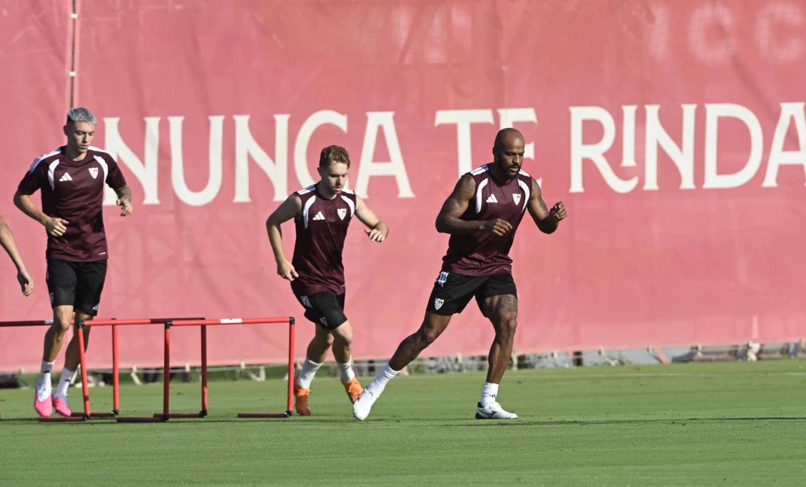 La primera sesión del Sevilla